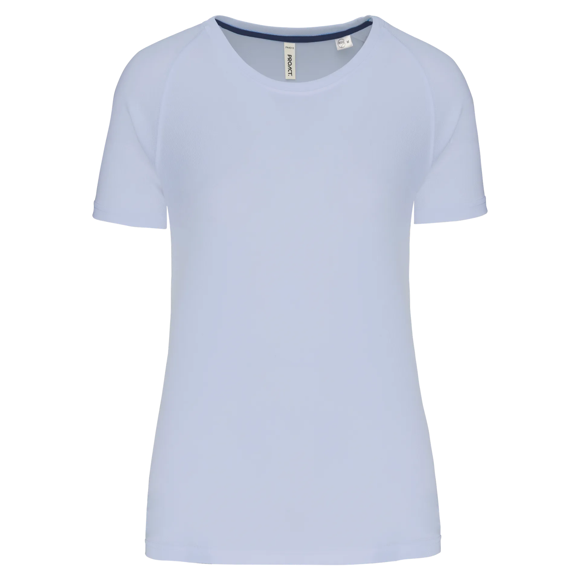 Damen-Sportshirt aus Recyclingmaterial mit Rundhalsausschnitt