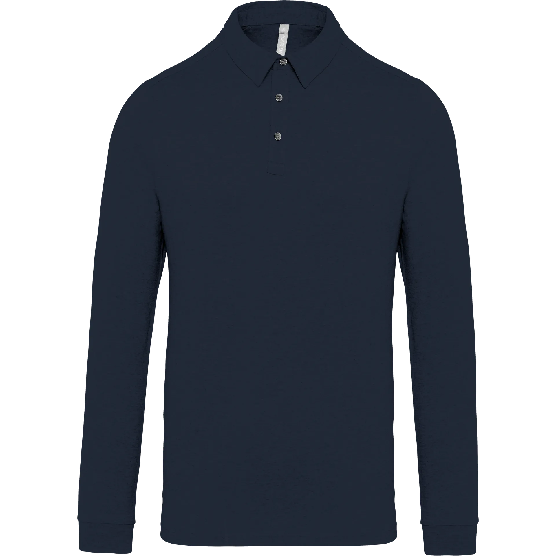 Langarm-Polohemd für Herren aus Jersey