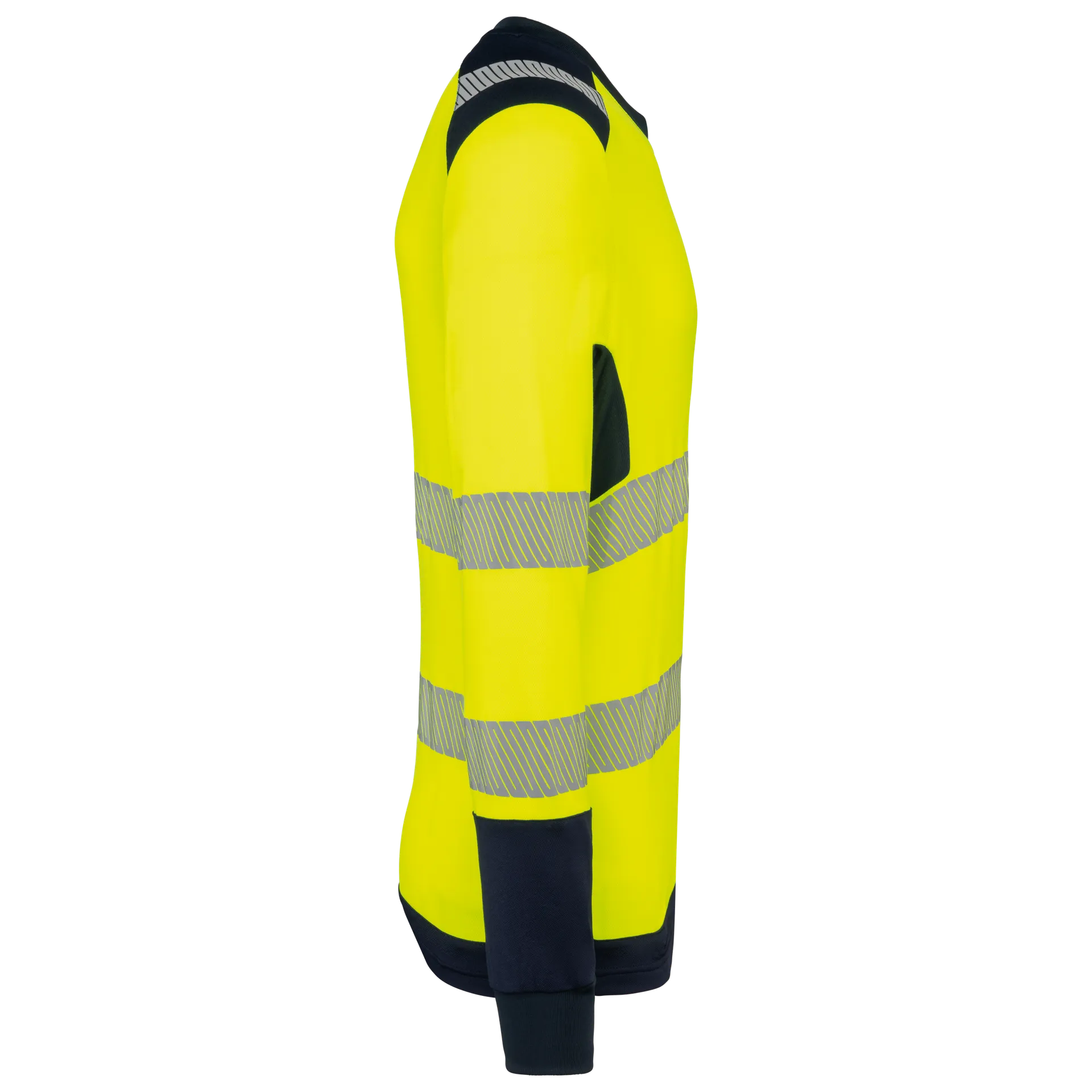 Recyceltes Sicherheits-T-Shirt mit langen Ärmeln