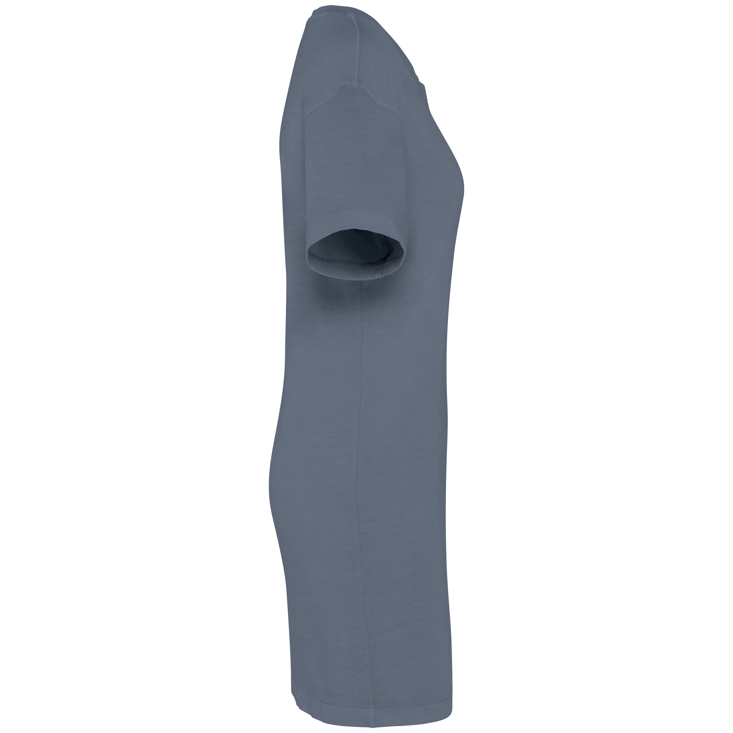 Umweltfreundliches ausgewaschenes Damen-T-Shirt-Kleid