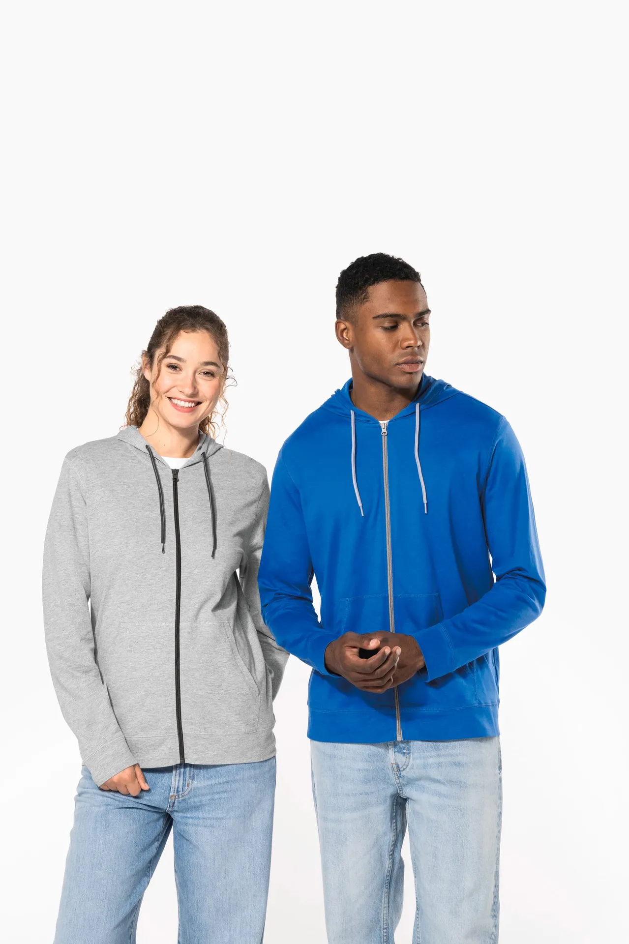 Lightweight Cotton Hooded Sweatshirt