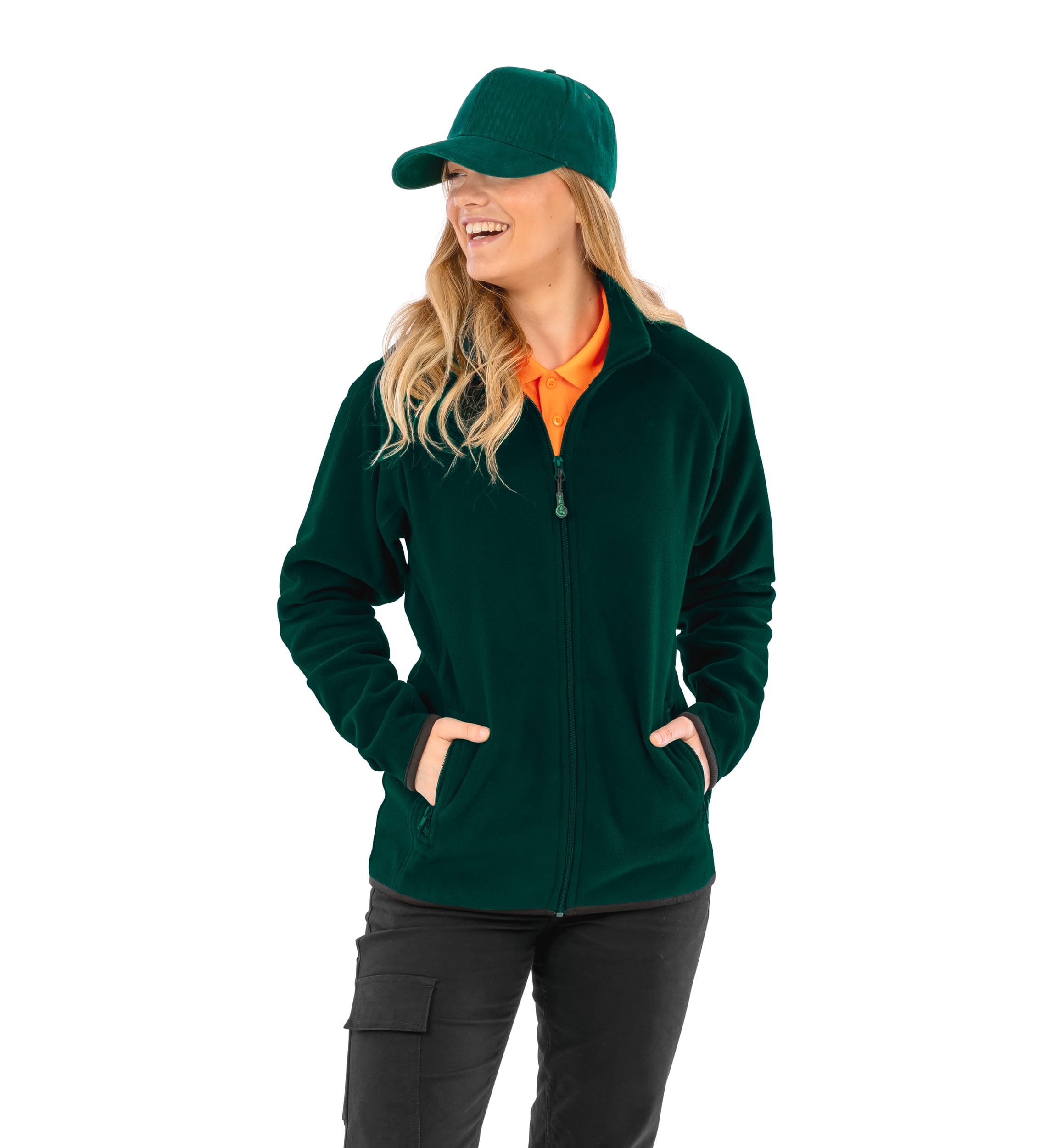 Polarthermie-Jacke aus recyceltem Fleece.