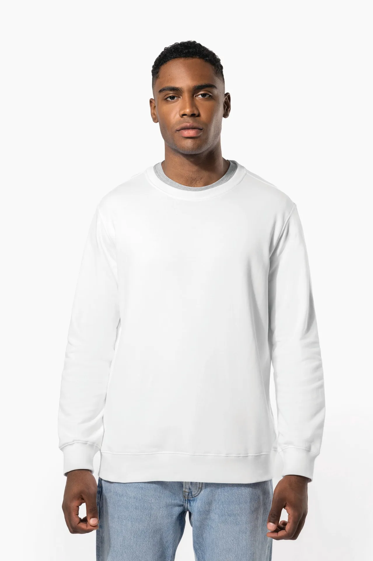 Unisex-Sweatshirt mit Rundhalsausschnitt 80/20