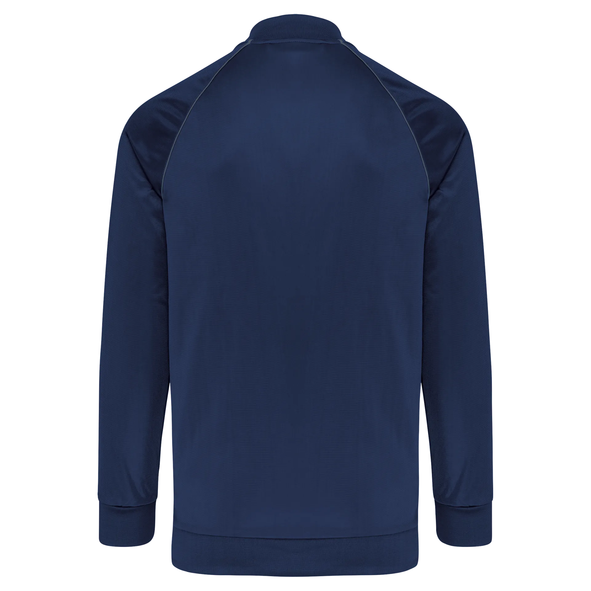 Unisex-Trainingsjacke mit Reißverschluss und Paspel