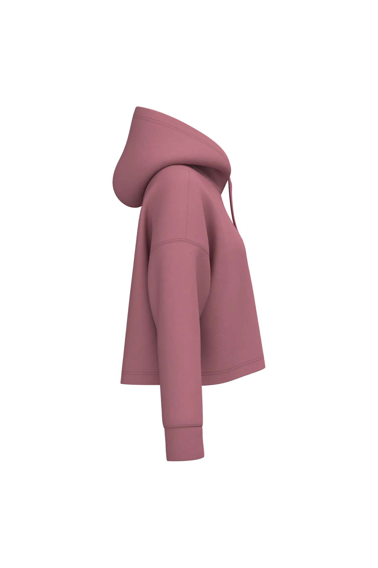 Damen Cropped-Sweatshirt mit Kapuze