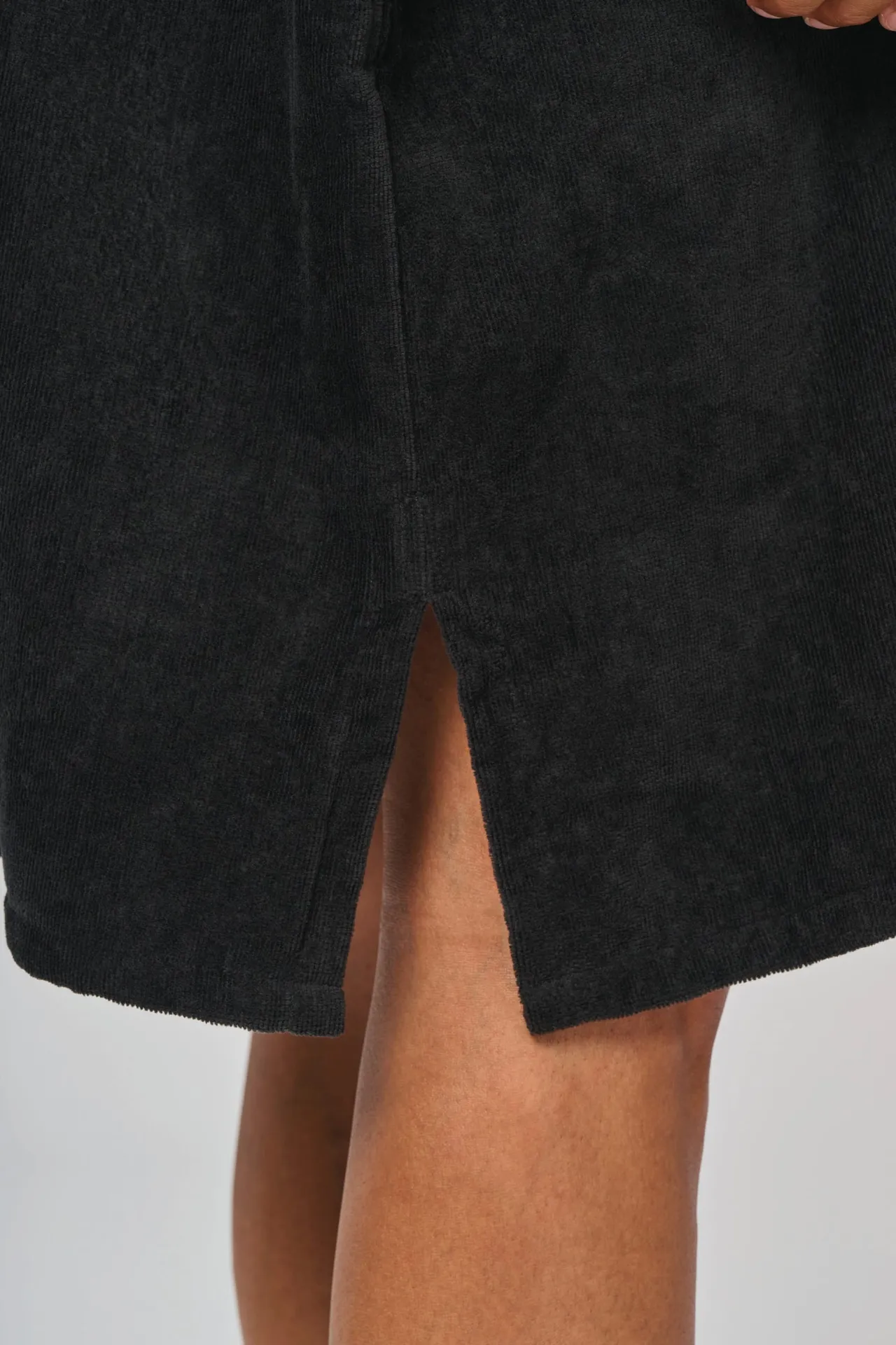 Unisex-Frottee-Poncho mit Kapuze