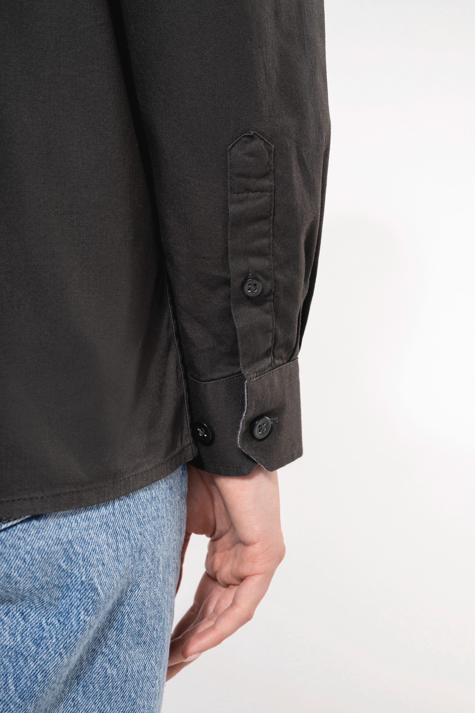 Langarm-Baumwollhemd für Damen