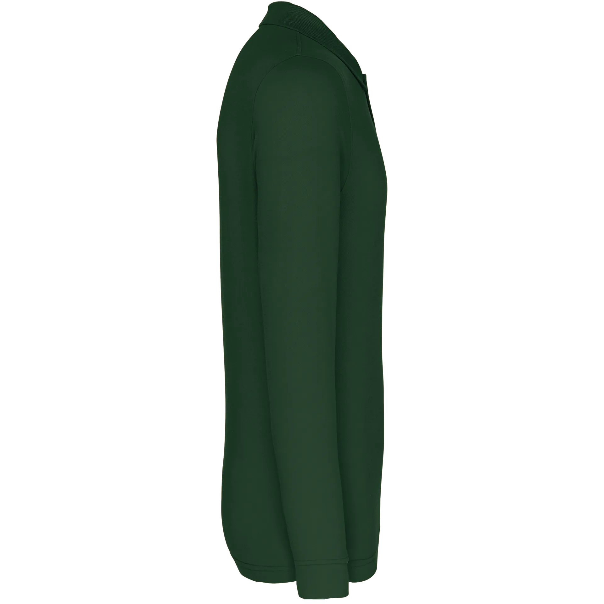 Herren Langarm-Polohemd. Baumwollpiqué