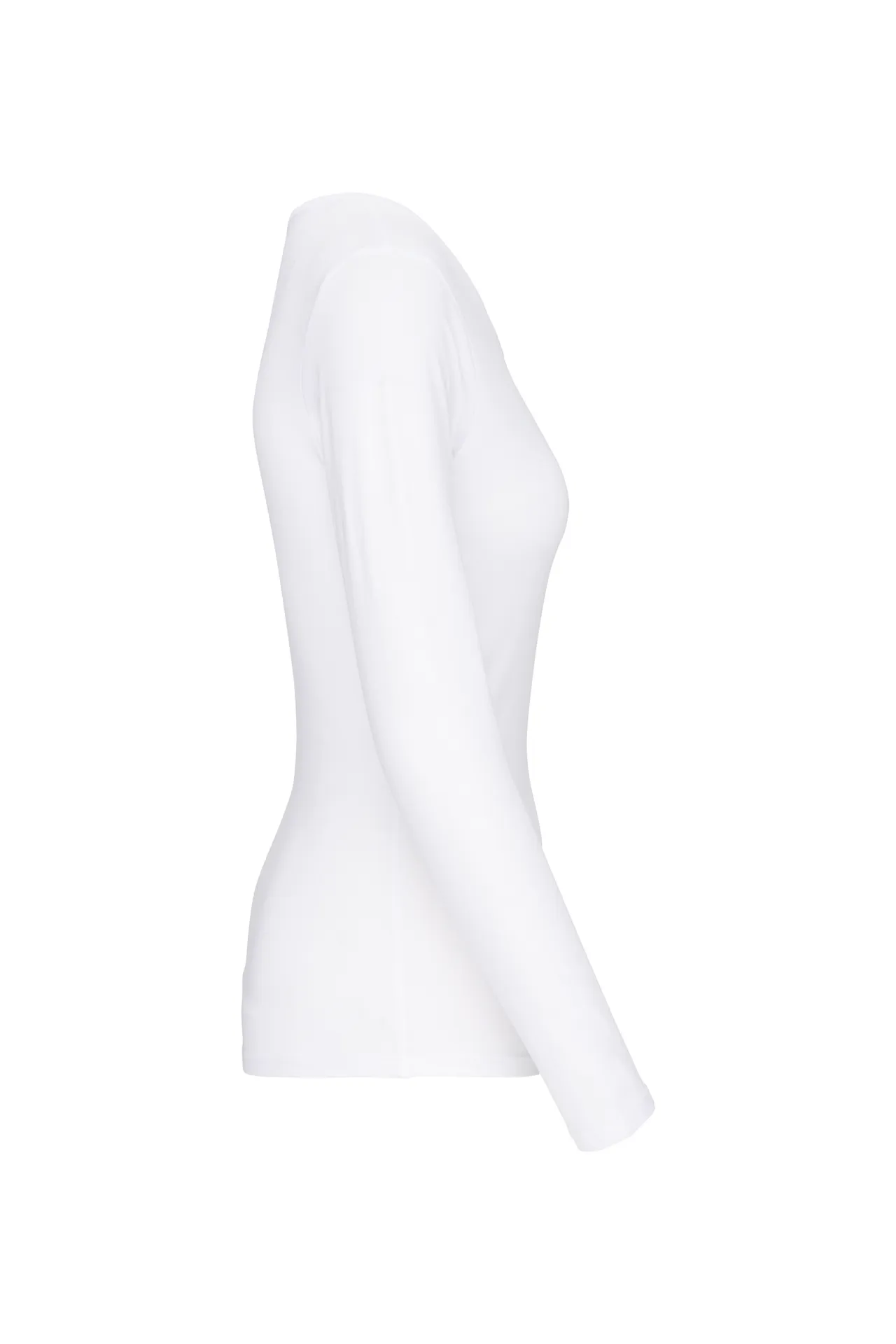 Damen Langarm-T-Shirt mit Rundhalsausschnitt