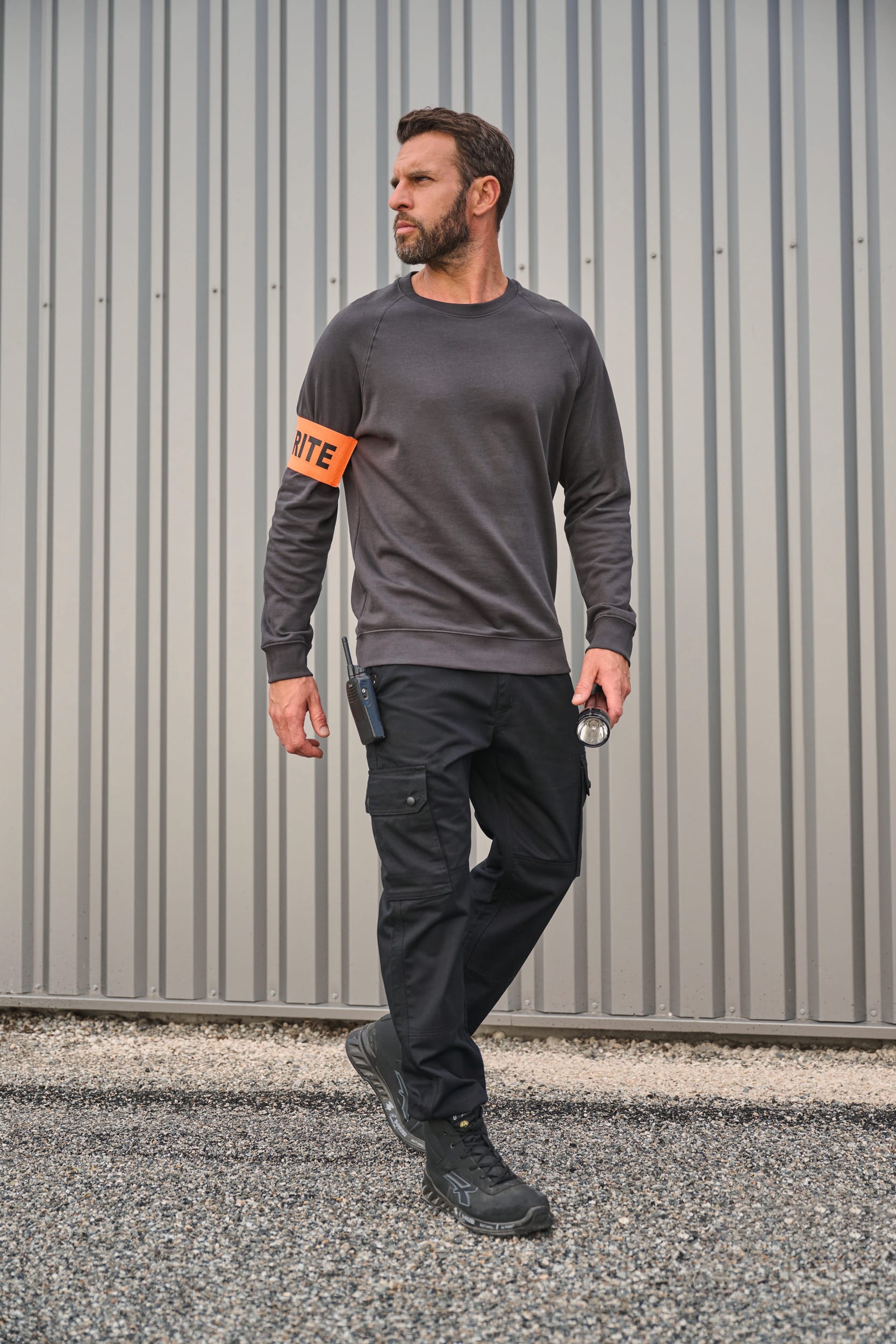 Unisex-Cargo-Hose mit elastischem Saum