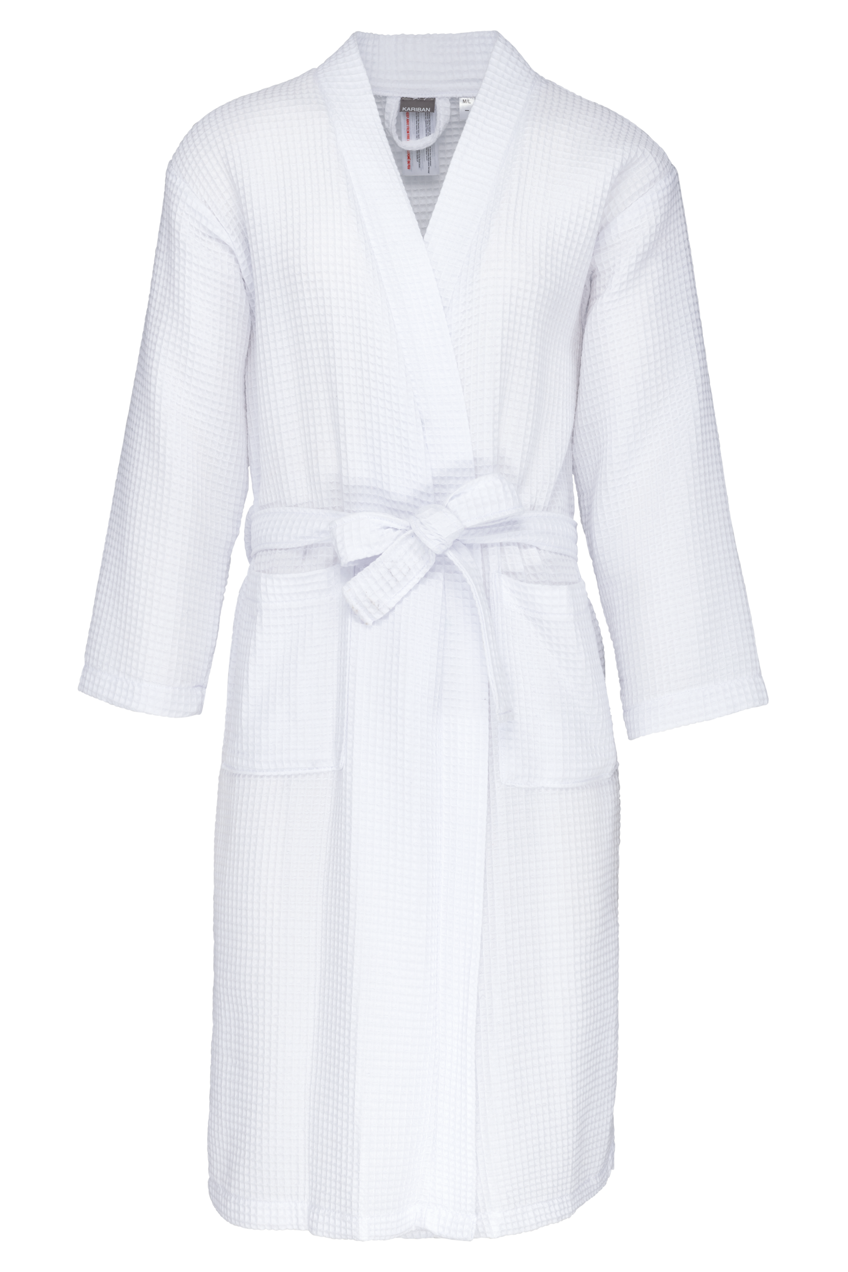Walkfrottier-Bademantel Waffelpiqué