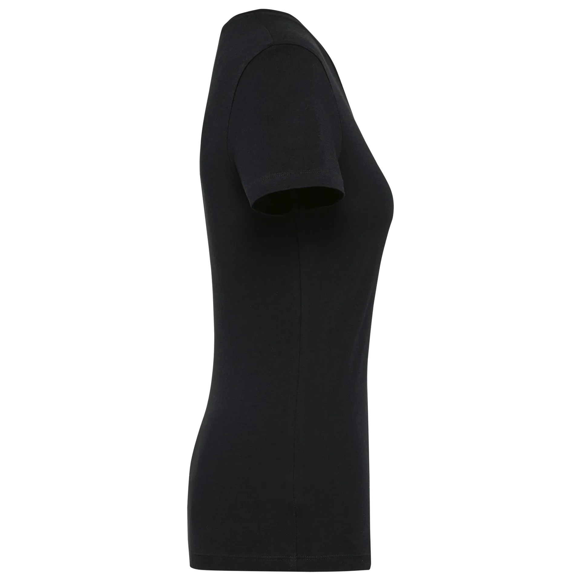 Supima® Damen-T-Shirt mit V-Ausschnitt und kurzen Ärmeln