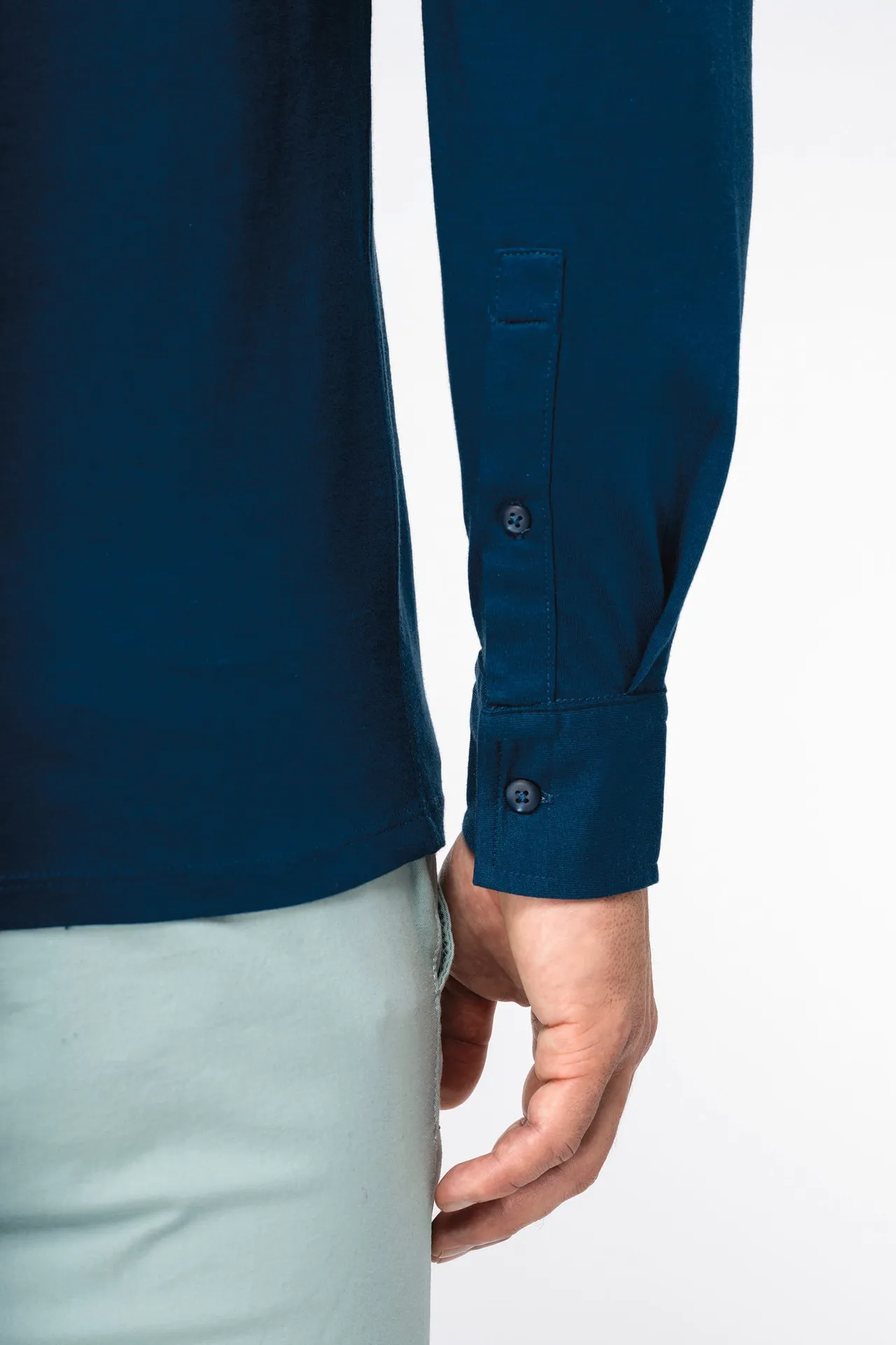 Umweltfreundliches Herrenhemd aus Jersey