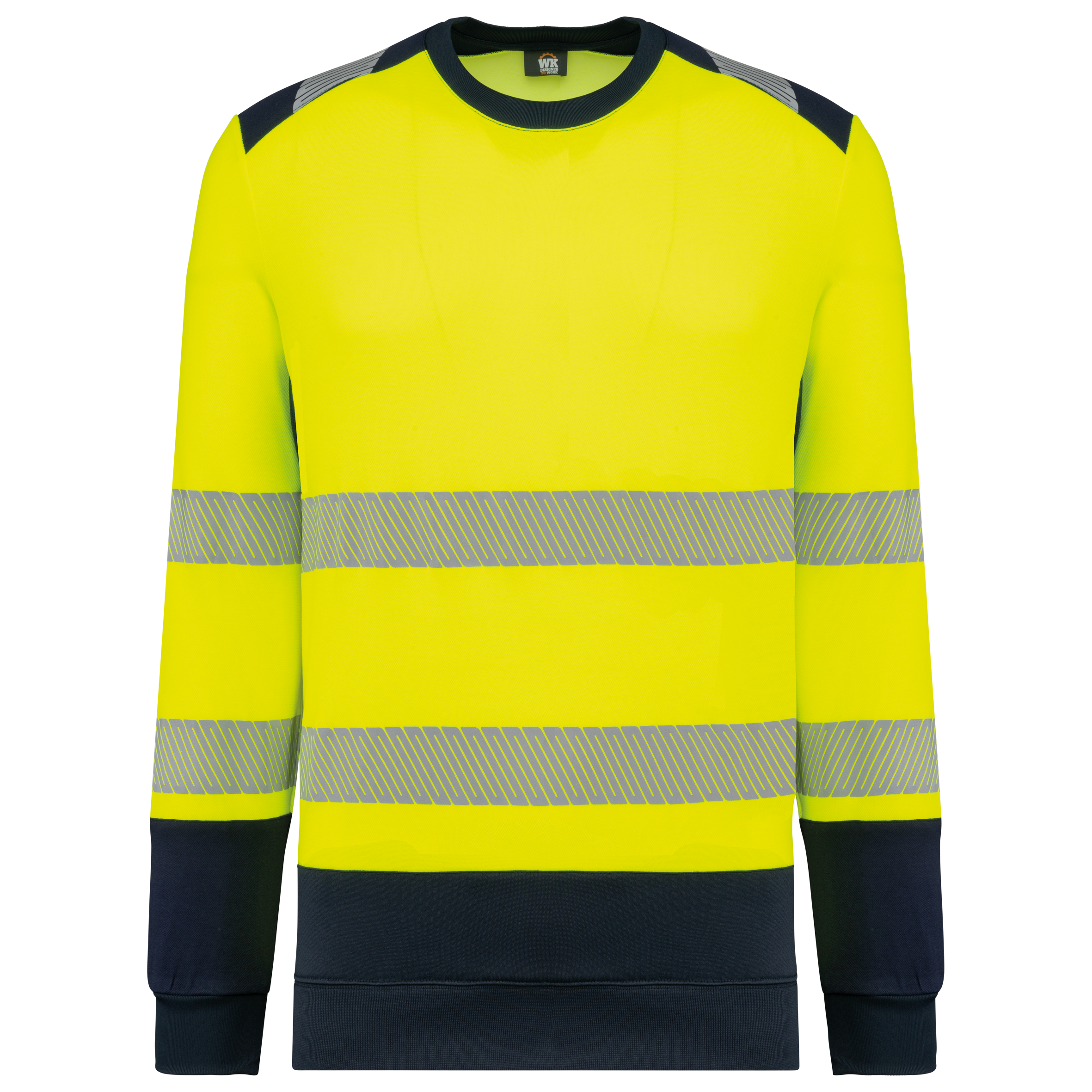 Recyceltes Sicherheitssweatshirt Rundhalsausschnitt