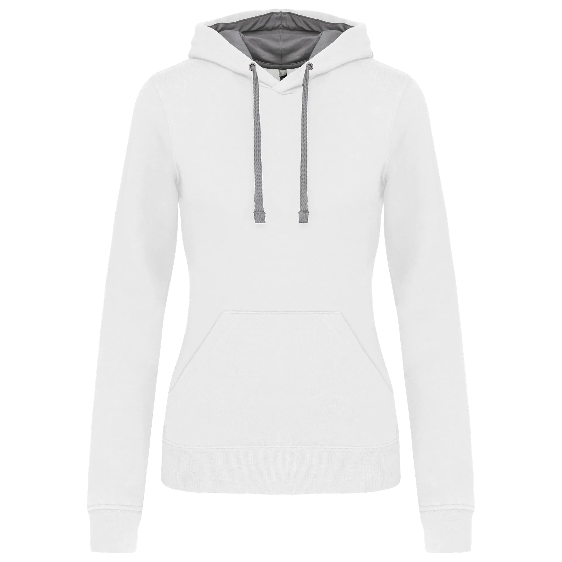 Damen-kapuzensweatshirt bicolor
