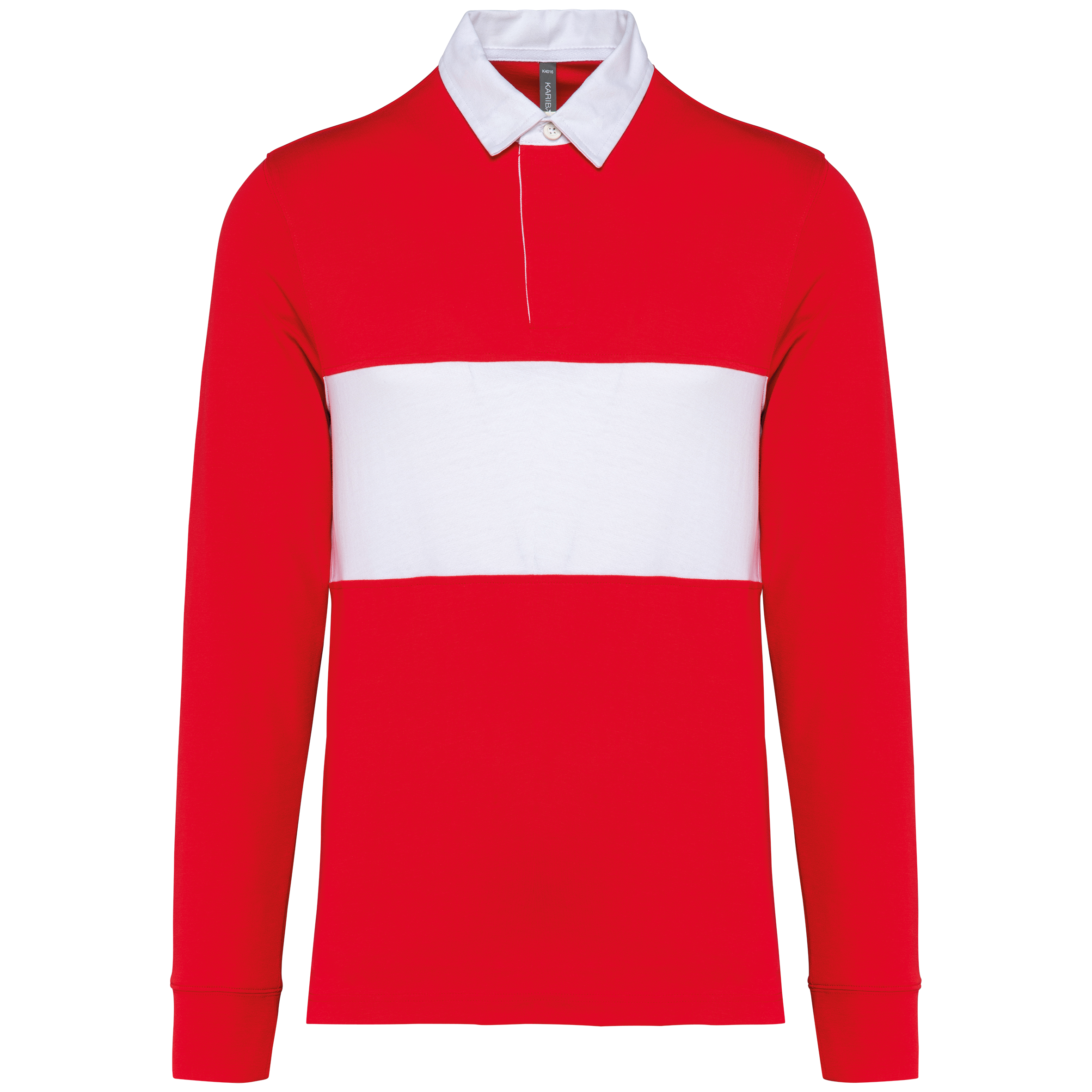 Rugby-Polohemd mit langen Ärmeln