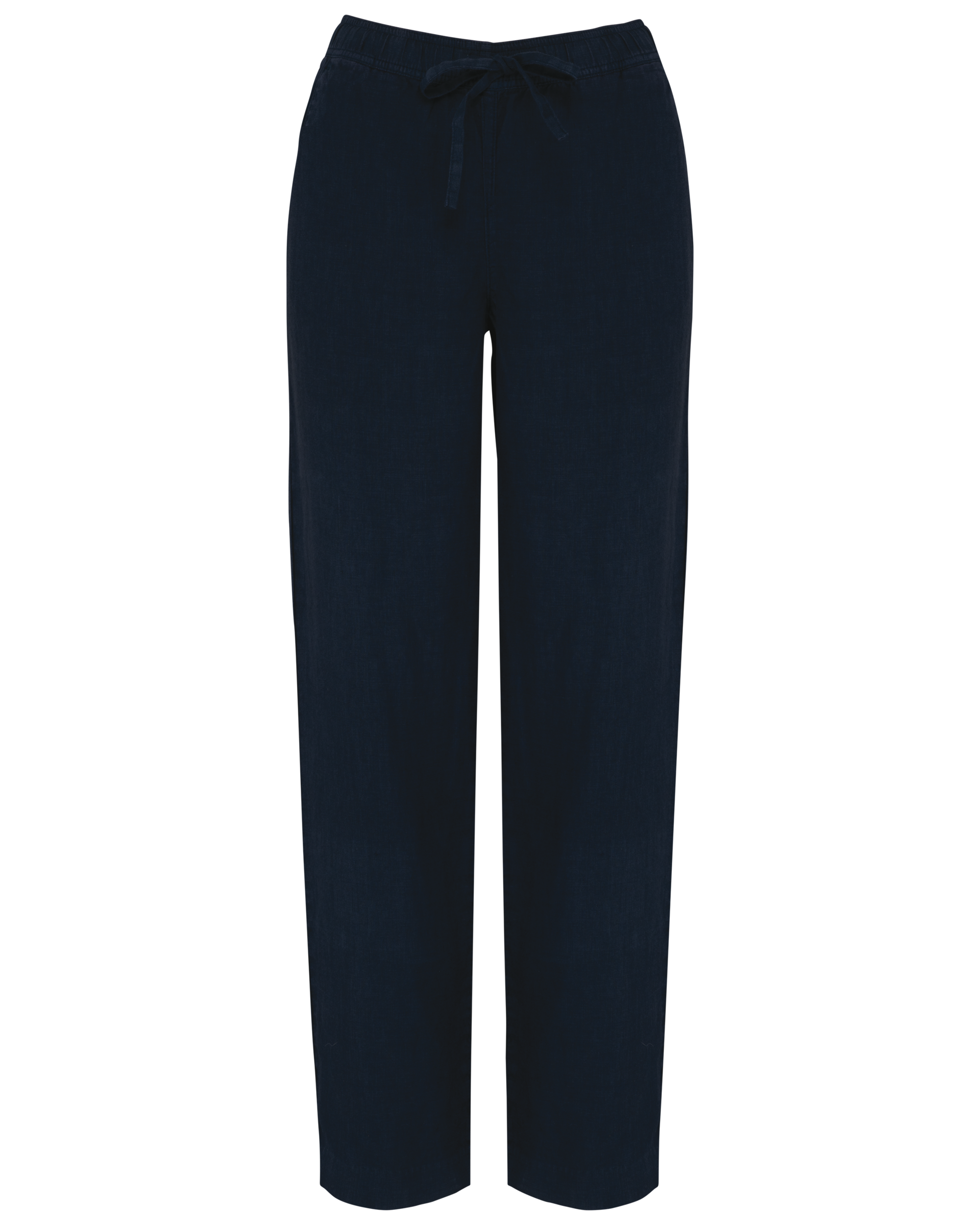 Ausgewaschene Damenhose aus Leinen