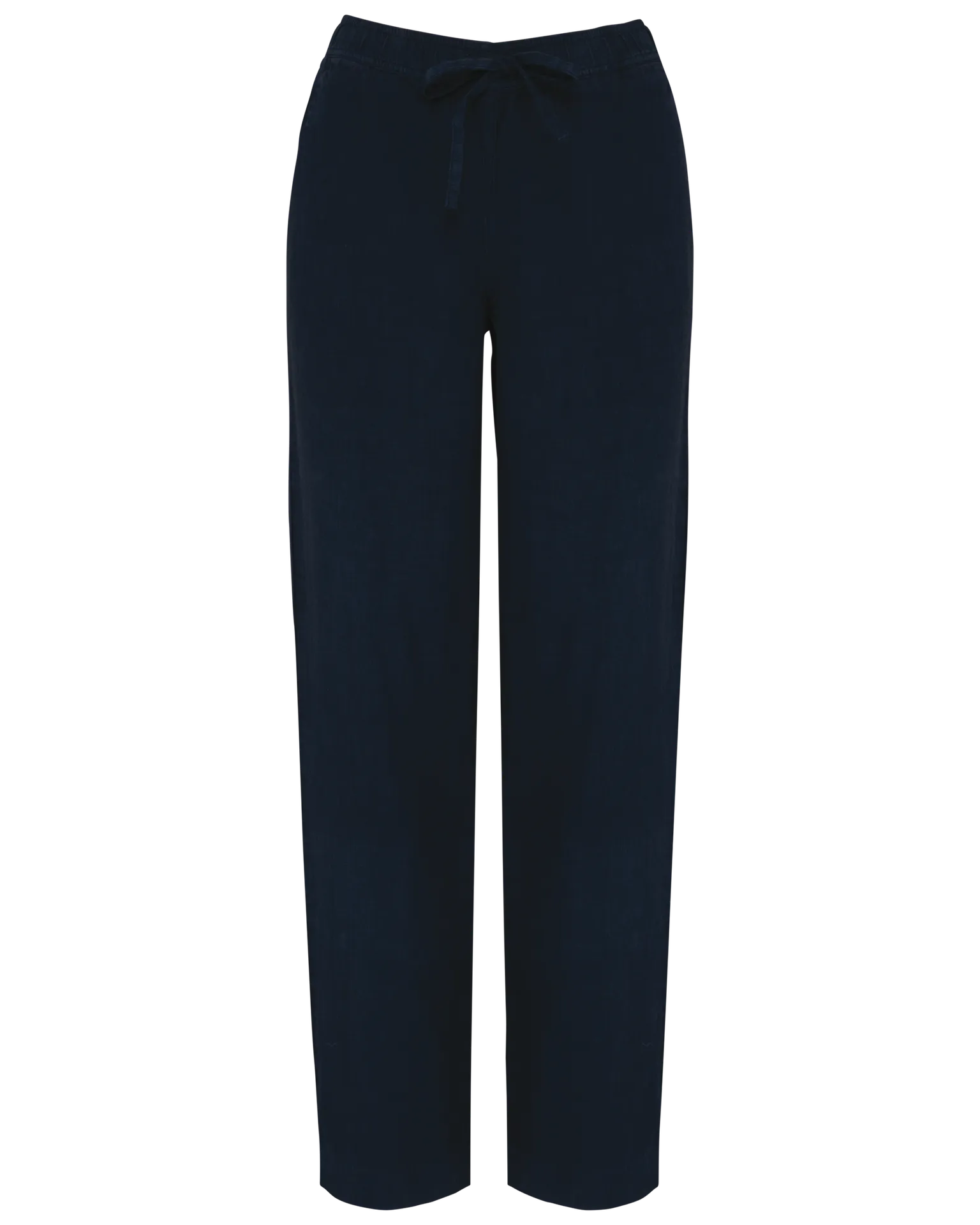 Ausgewaschene Damenhose aus Leinen