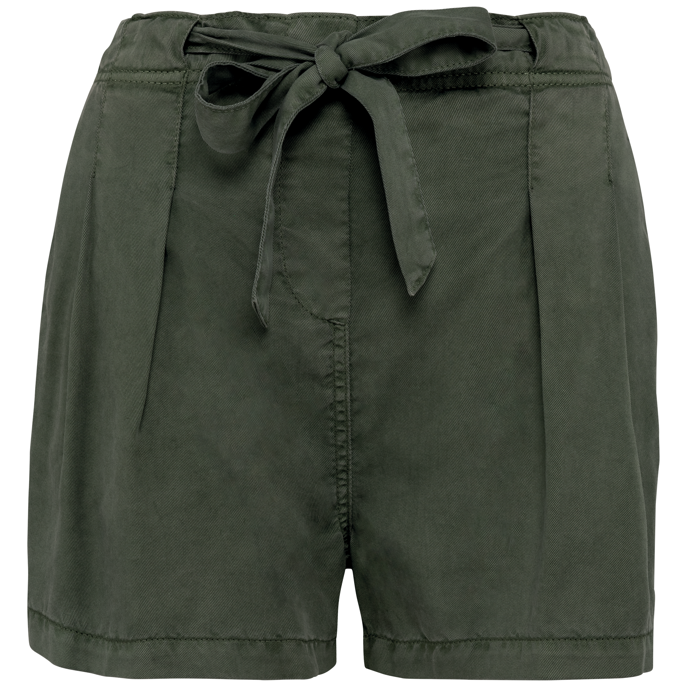 Umweltfreundliche ausgewaschene Damenshorts aus Lyocell