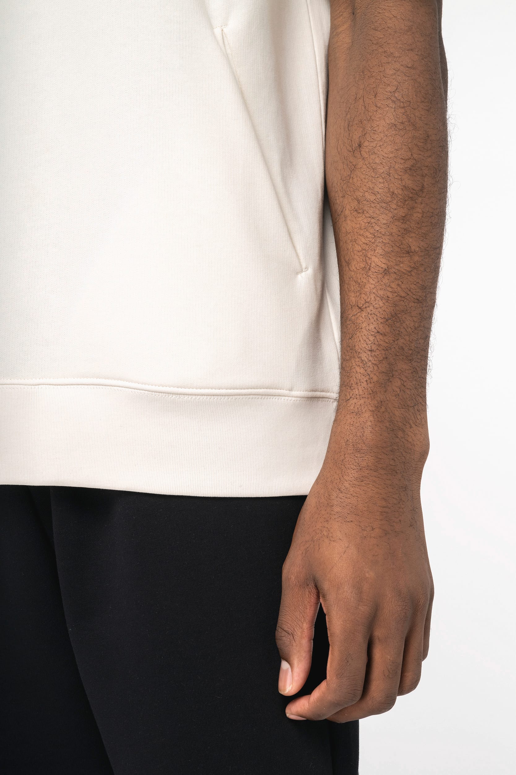 Umweltfreundliches Unisex Kapuzen-Sweatshirt mit überschnittener Schulterpartie aus French Terry