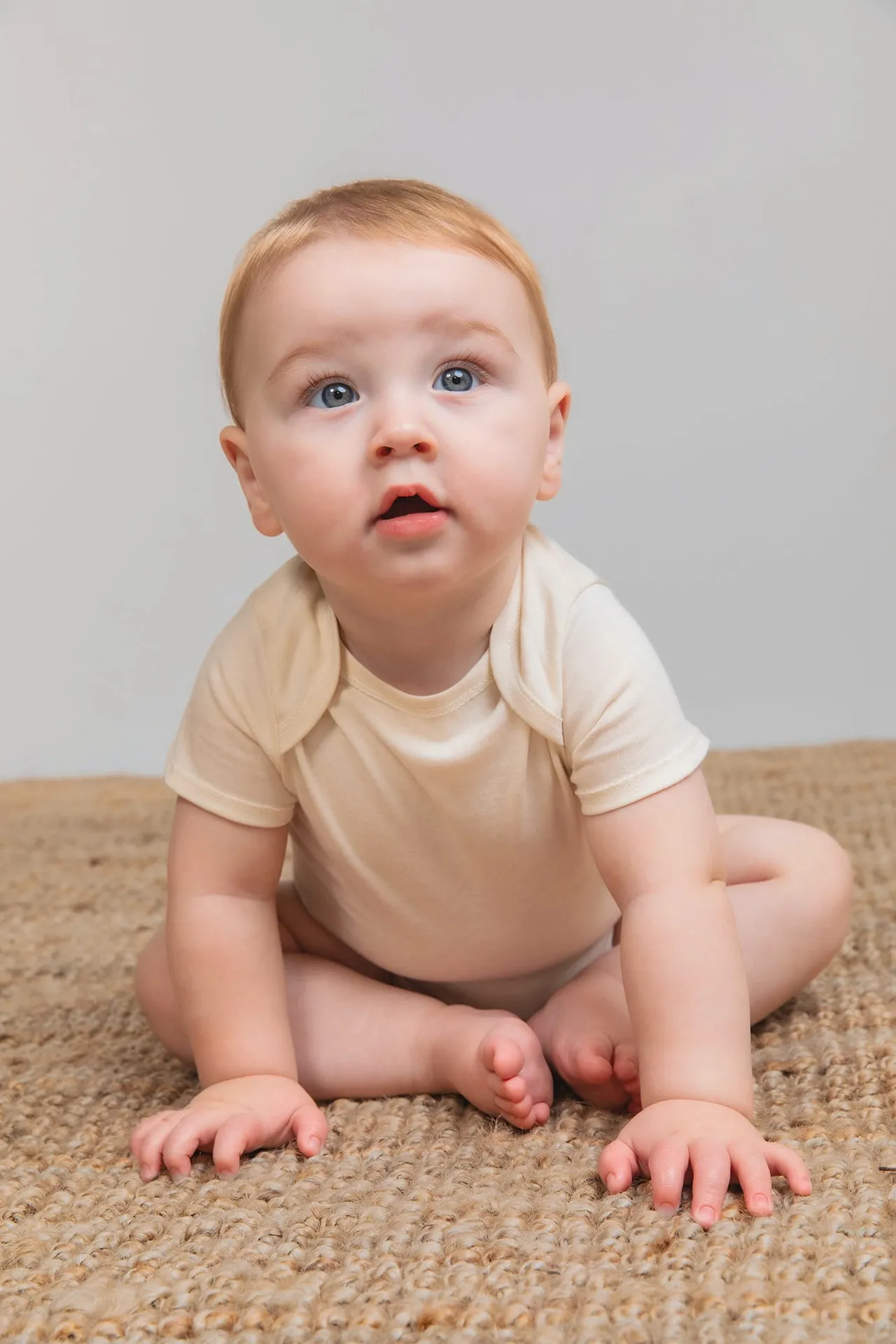 Body mit kurzen Ärmeln aus Bio-Baumwolle