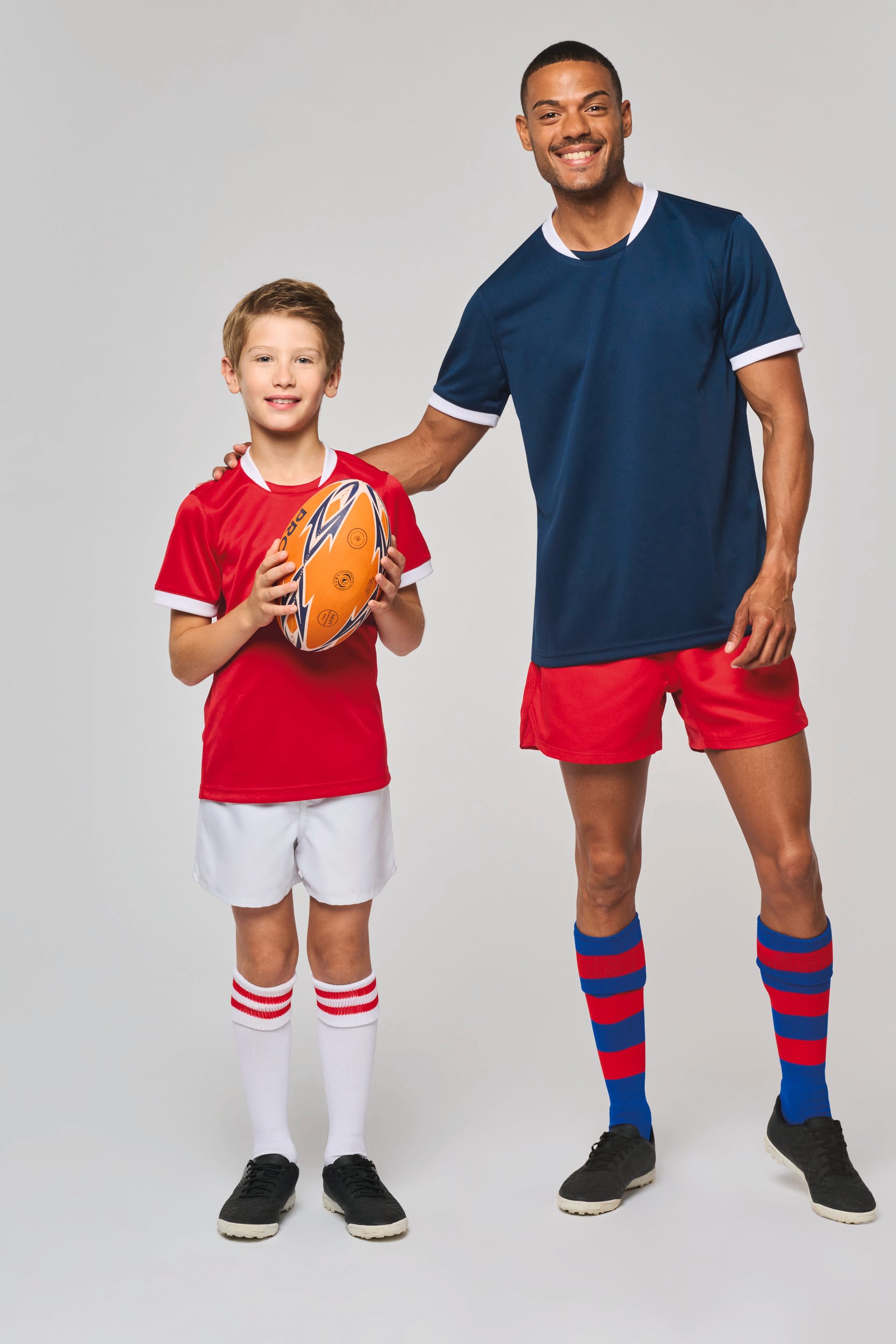 Rugby-Trikot mit kurzen Ärmeln, Unisex