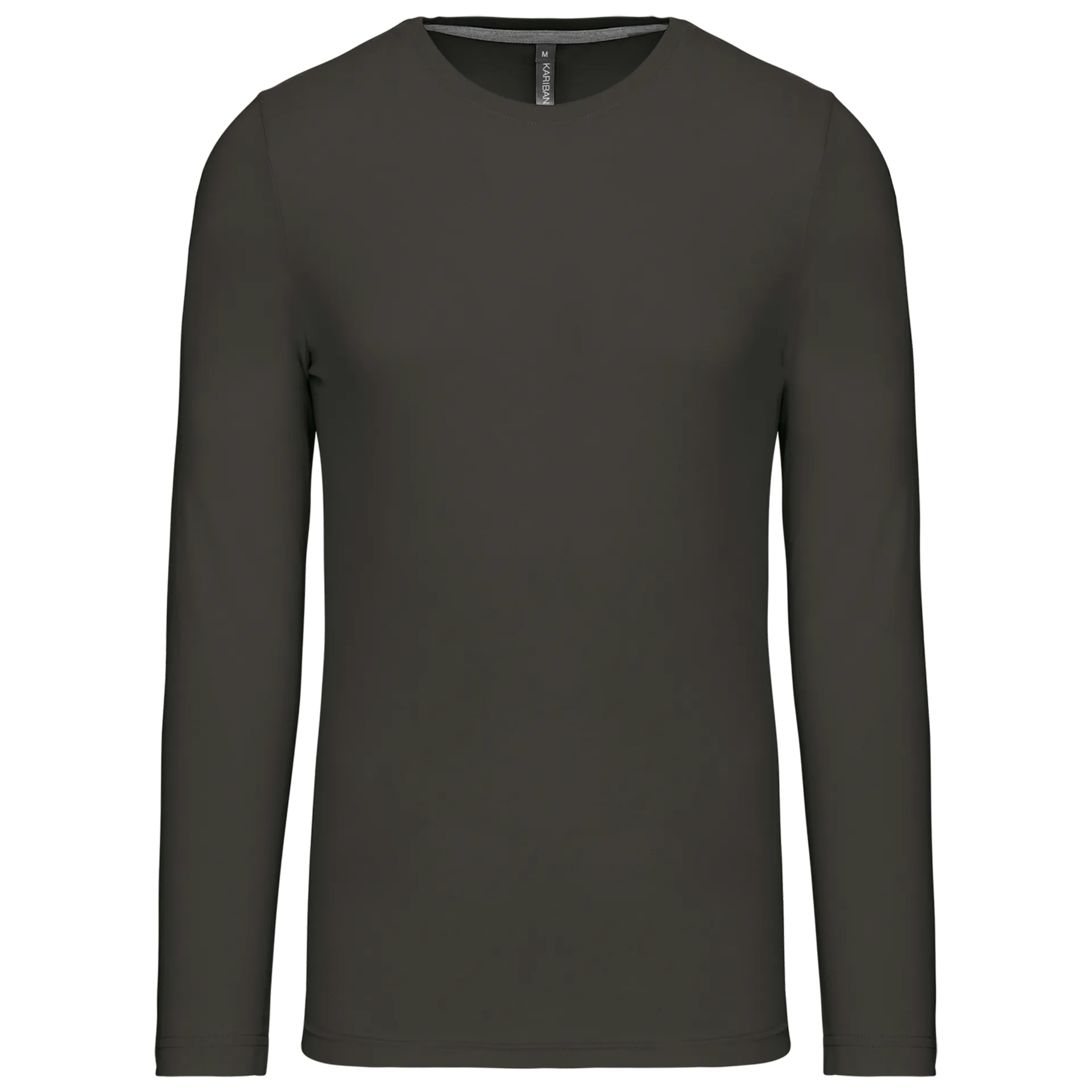 Herren Langarm-T-Shirt Rundhalsausschnitt