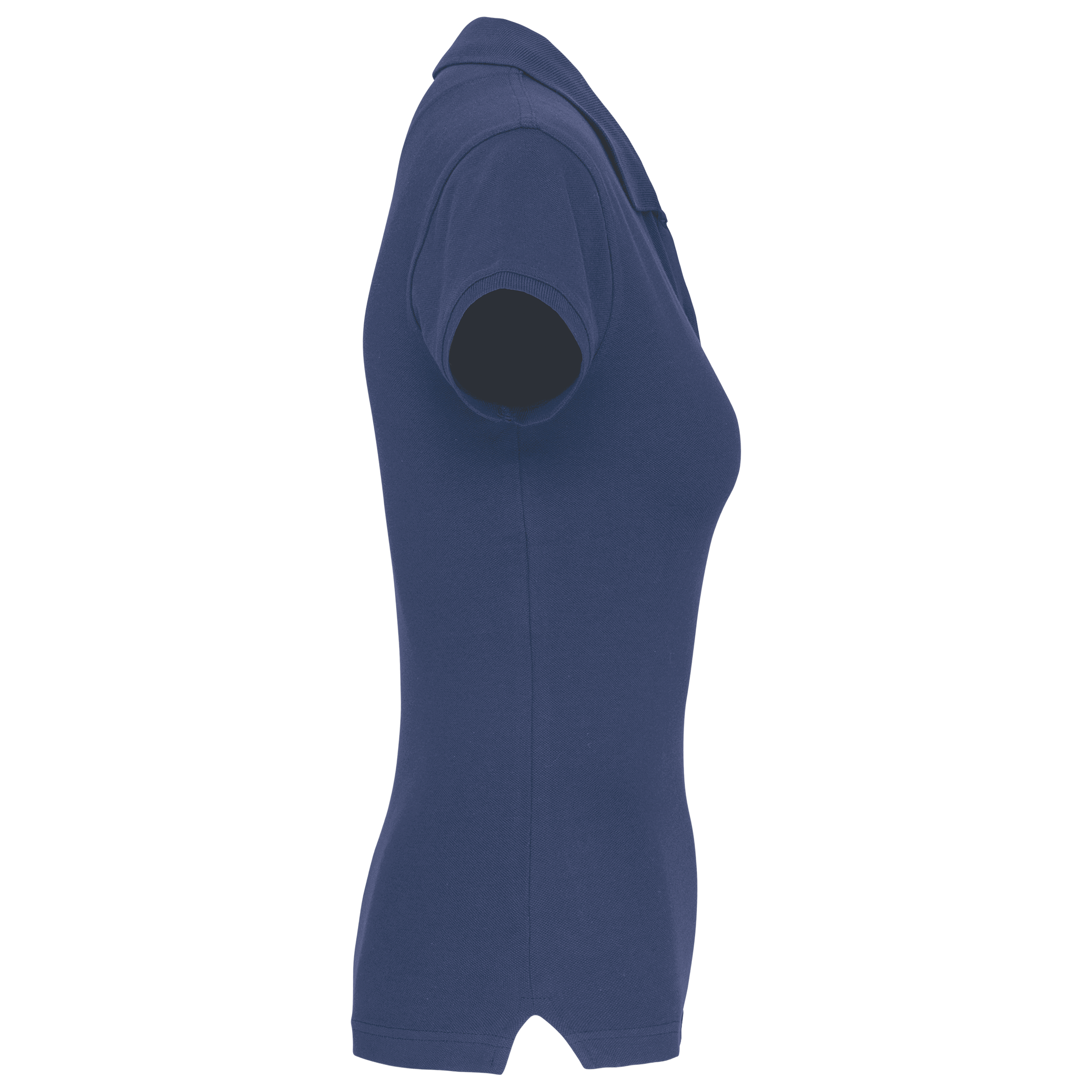 Kurzarm-Polohemd für Damen. Aus Baumwollpiqué