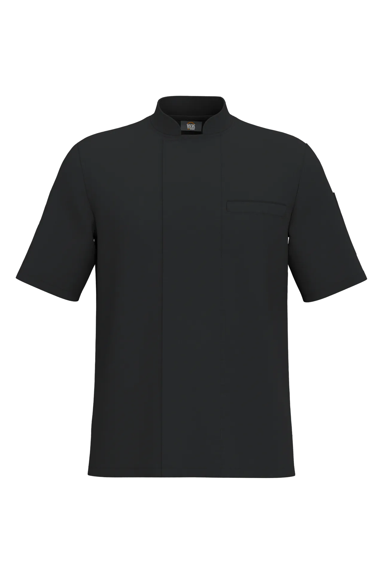 Umweltfreundliche Unisex-Kochjacke mit kurzen Ärmeln