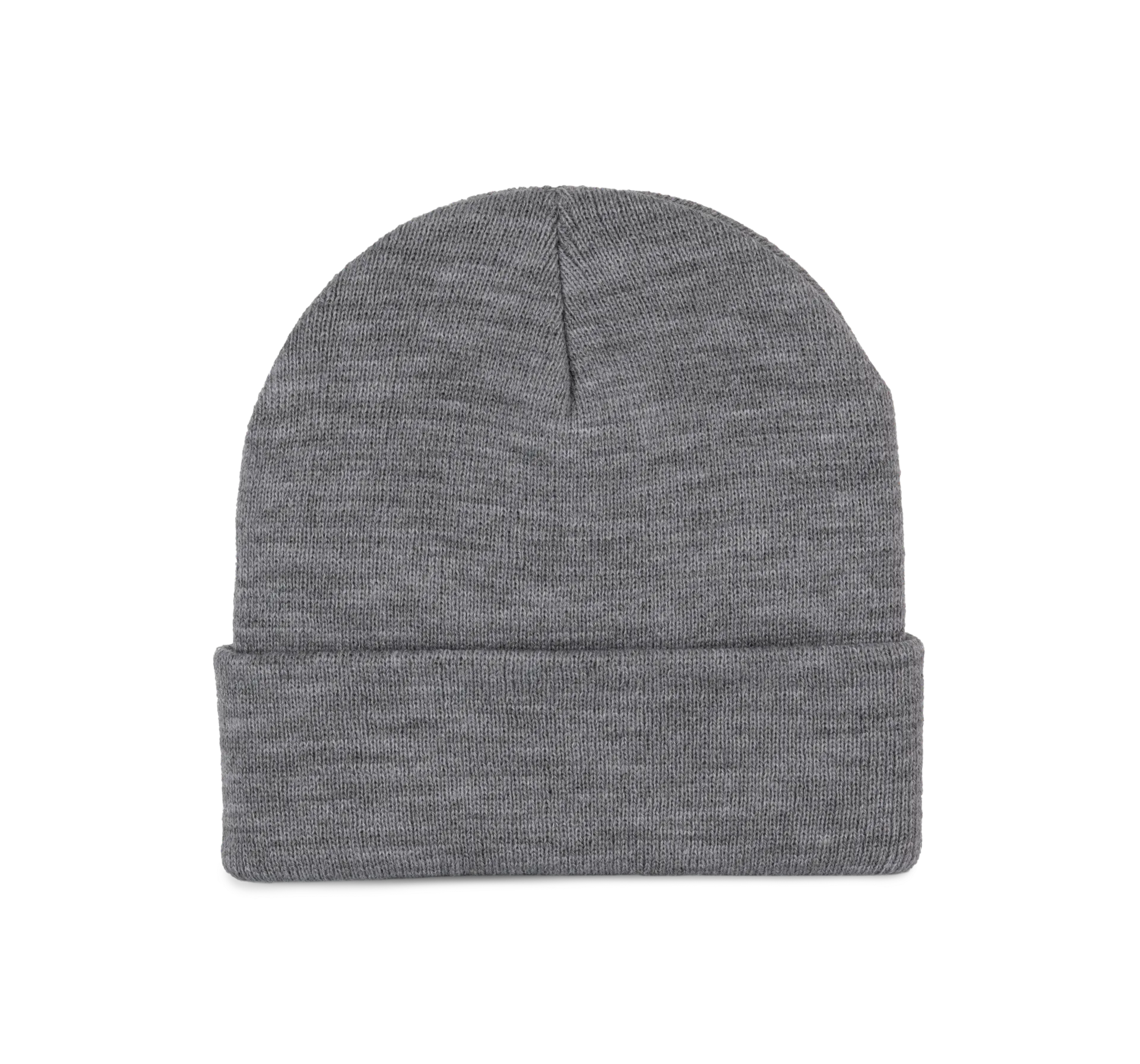 Recycelte Mütze mit Strickumschlag