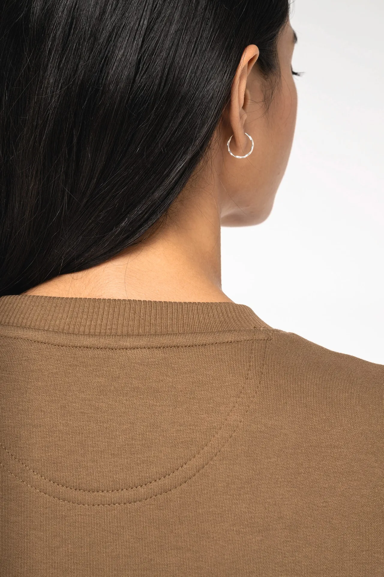 Umweltfreundliches Oversize Unisex-Sweatshirt mit Rundhalsausschnitt