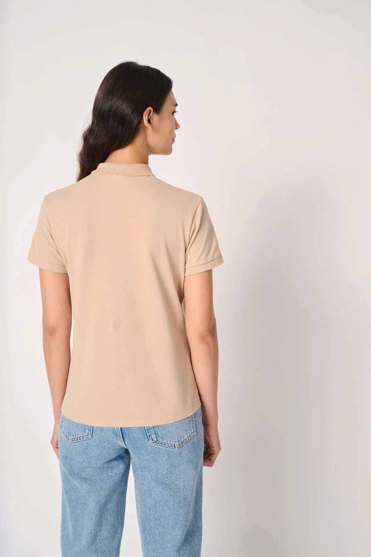 Damen Piqué-Poloshirt