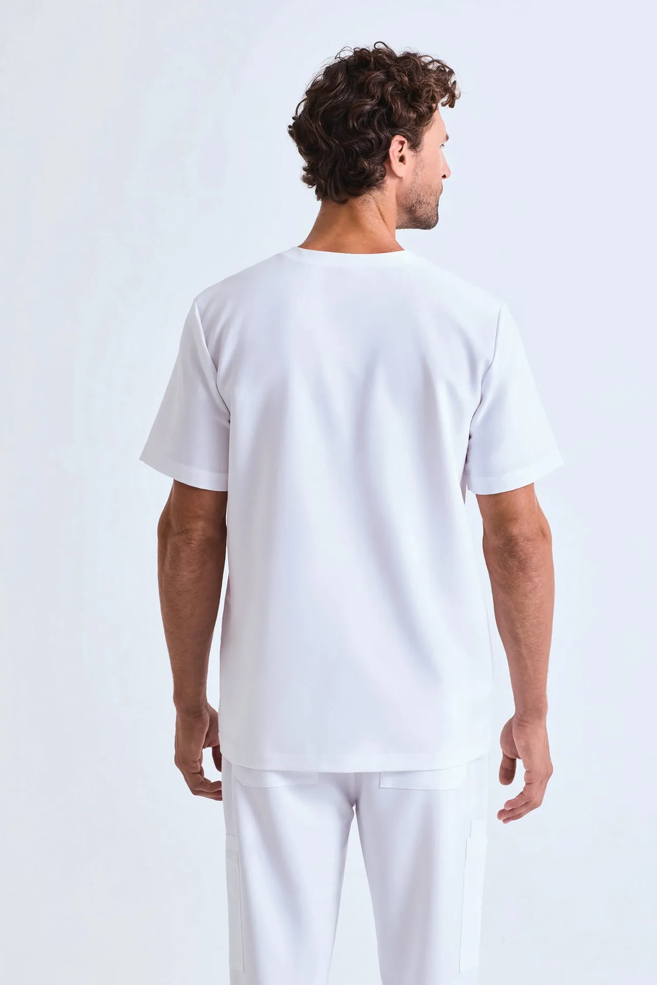 Stretch-Tunika für Herren mit kurzen Ärmeln