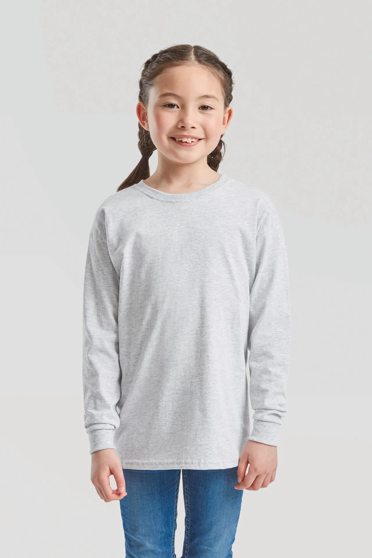 Kids Valueweight Long Sleeve T (61-007-0)