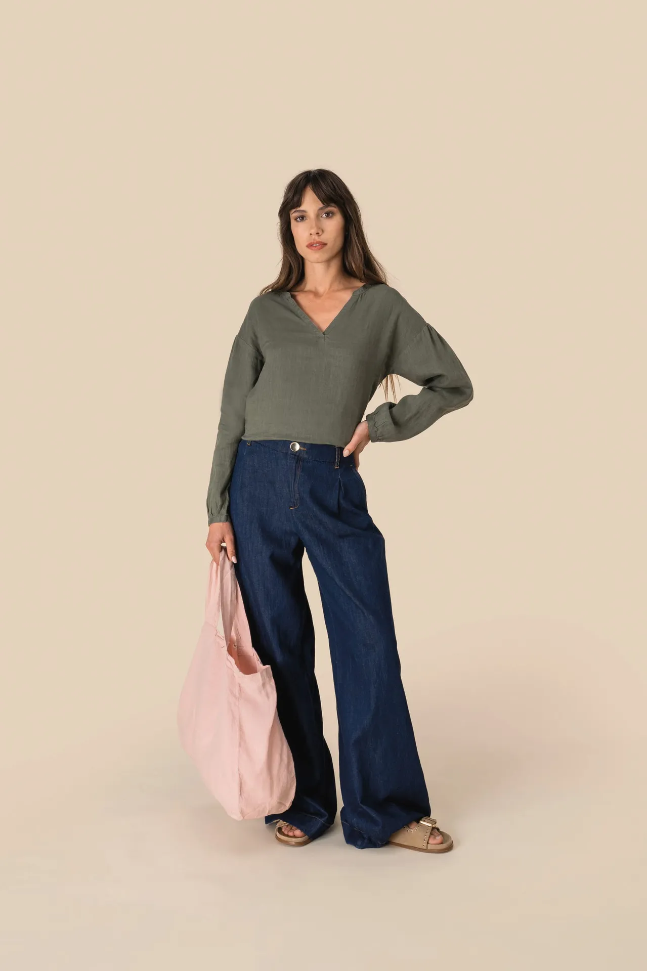 Leinenkittel für Damen