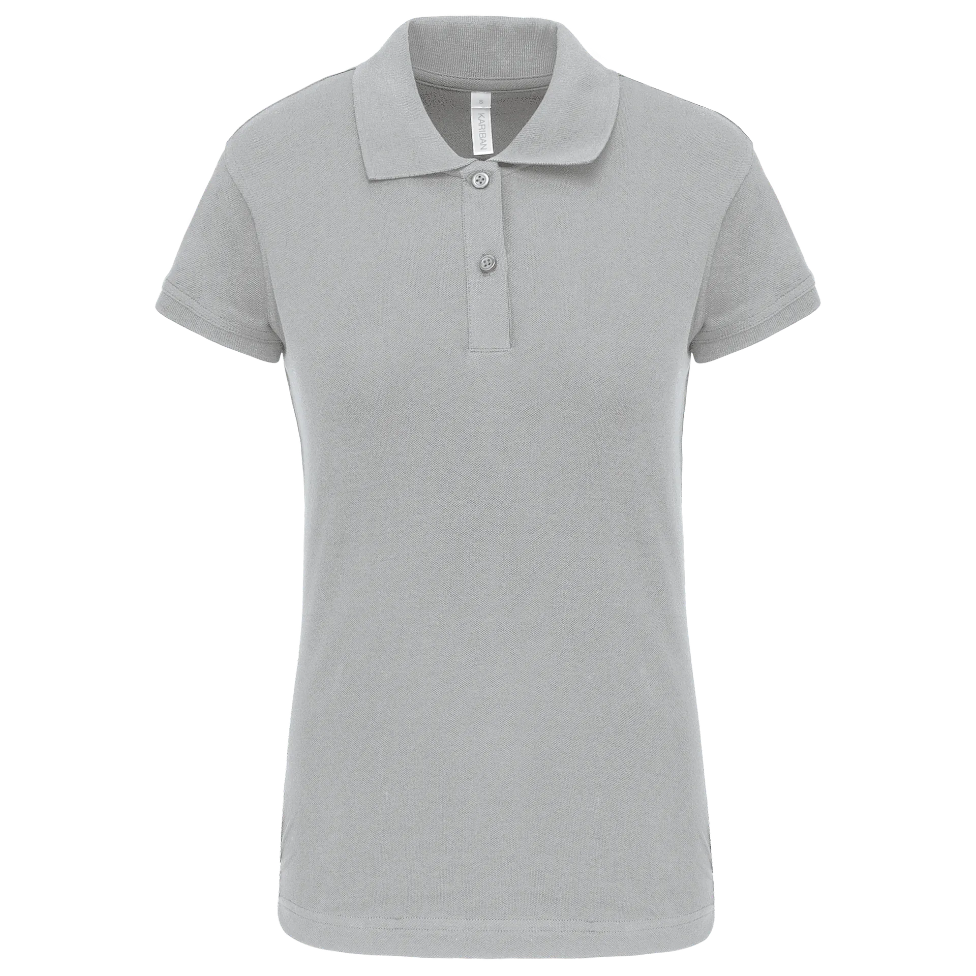 Kurzarm-Polohemd für Damen. Aus Baumwollpiqué