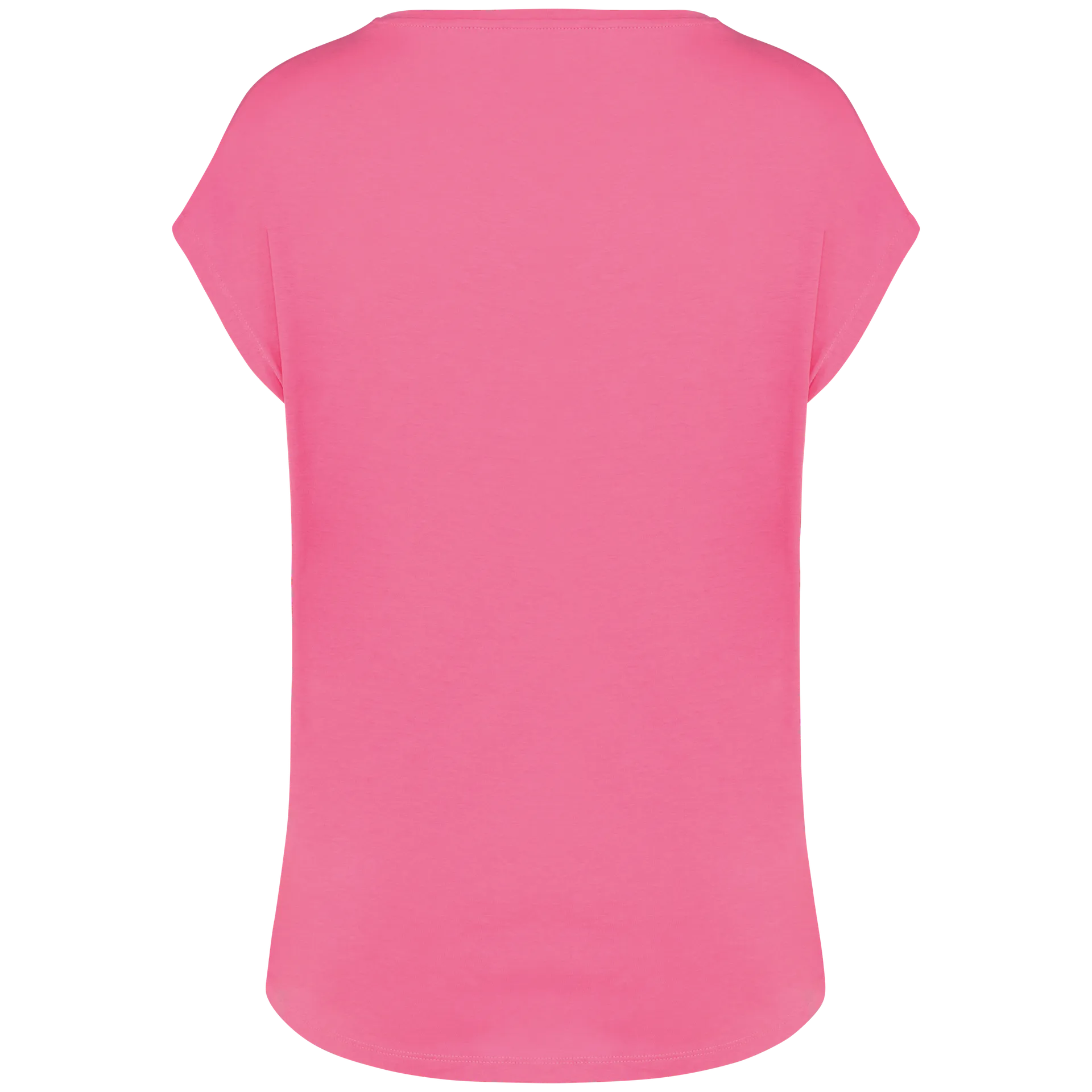 Umweltfreundliches Loose Damen-T-Shirt mit V-Ausschnitt
