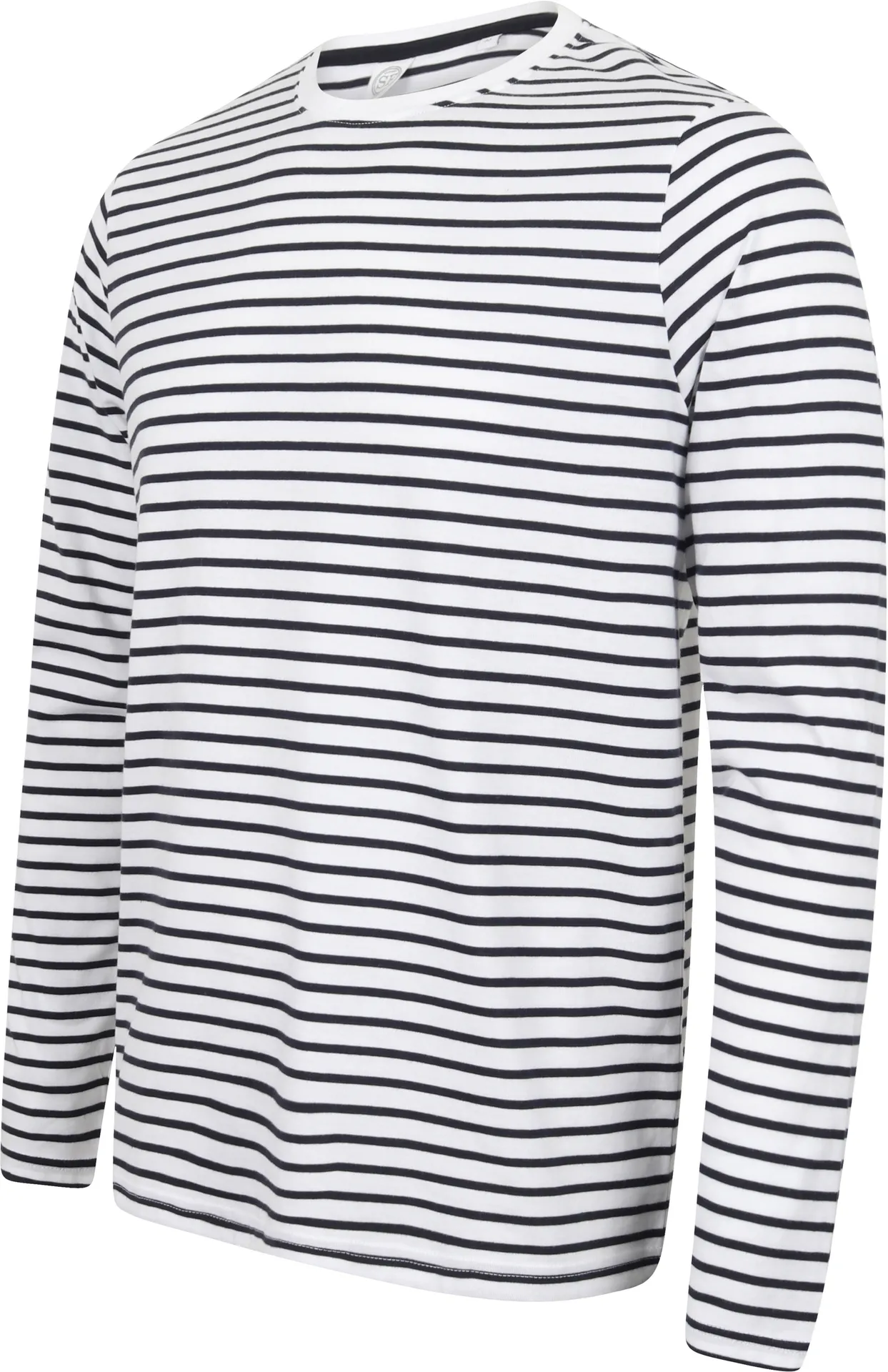 Langärmeliges gestreiftes t-shirt