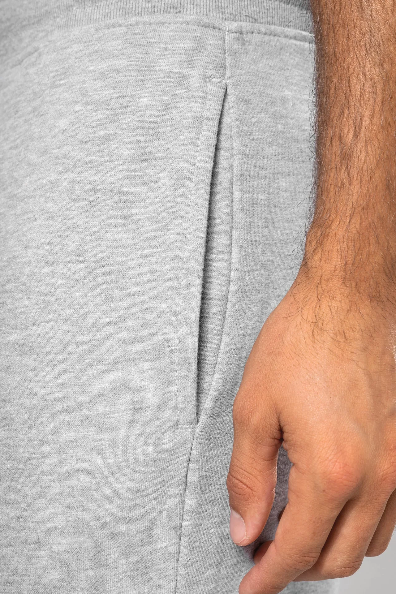 Umweltfreundliche Herrenhose aus ungebürstetem Molton