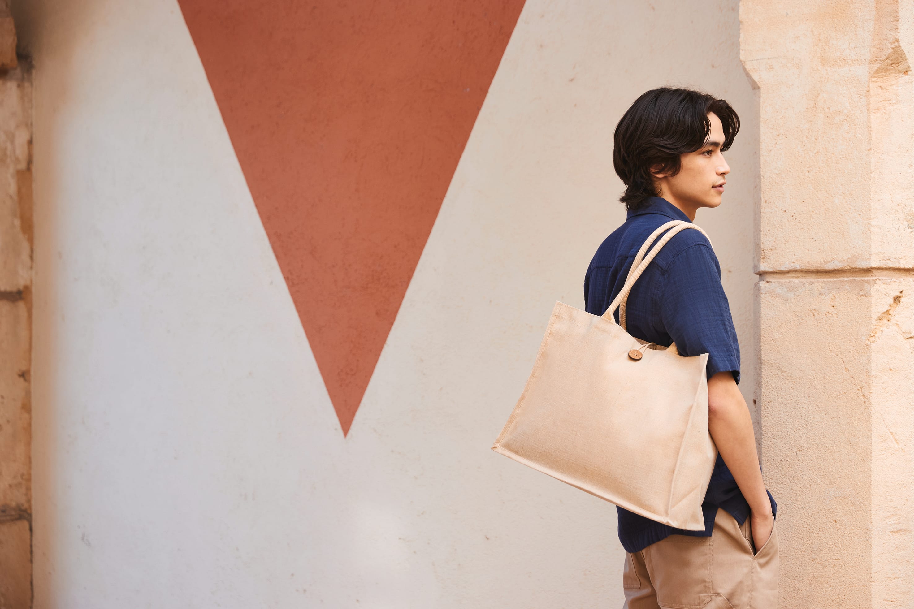 Baumwoll-Jute Shopper