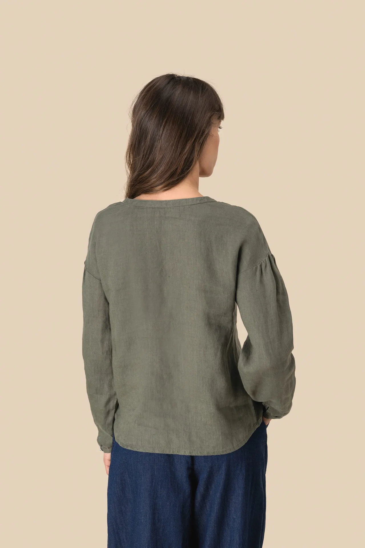 Leinenkittel für Damen