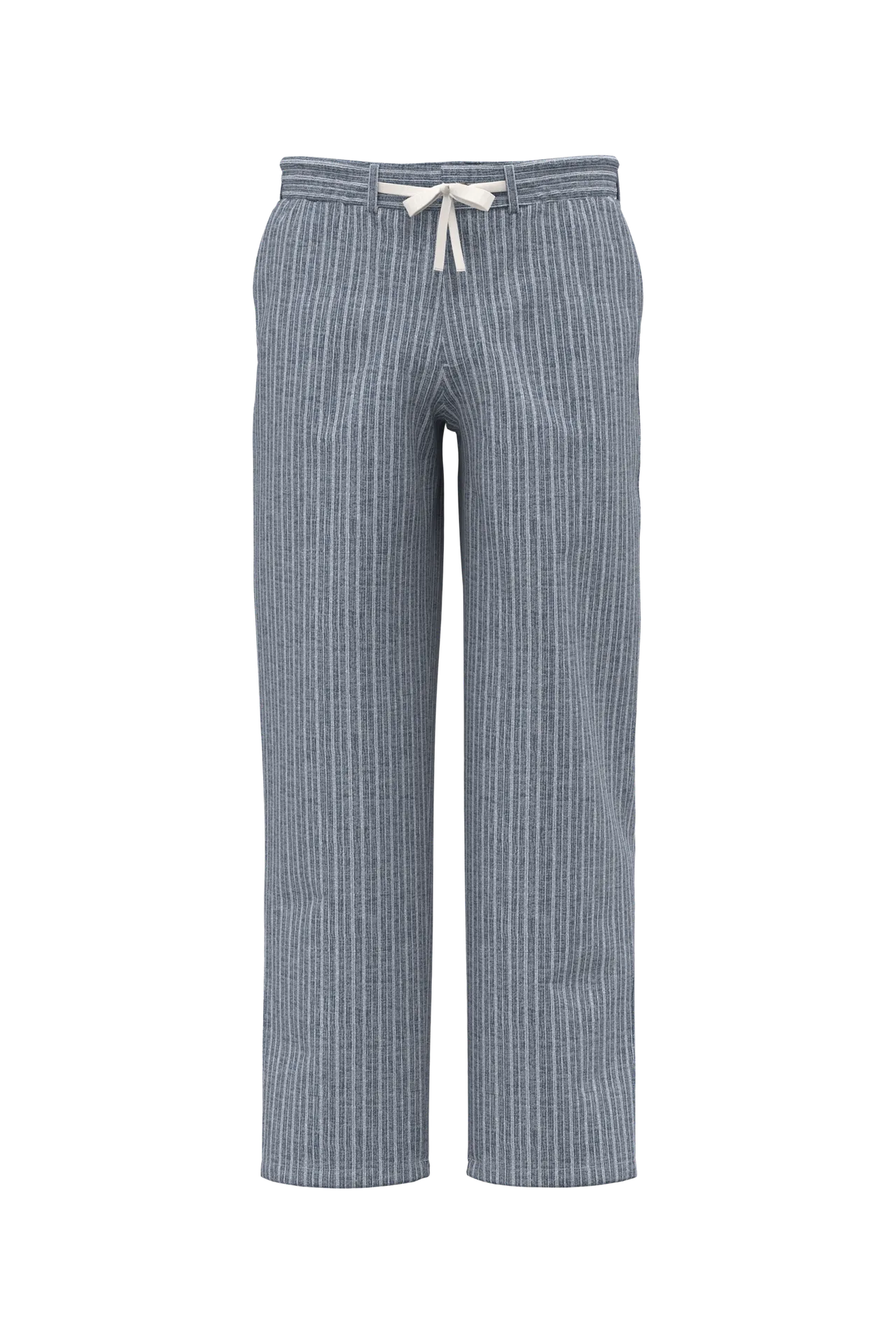 Gestreifte Leinenhose für Herren
