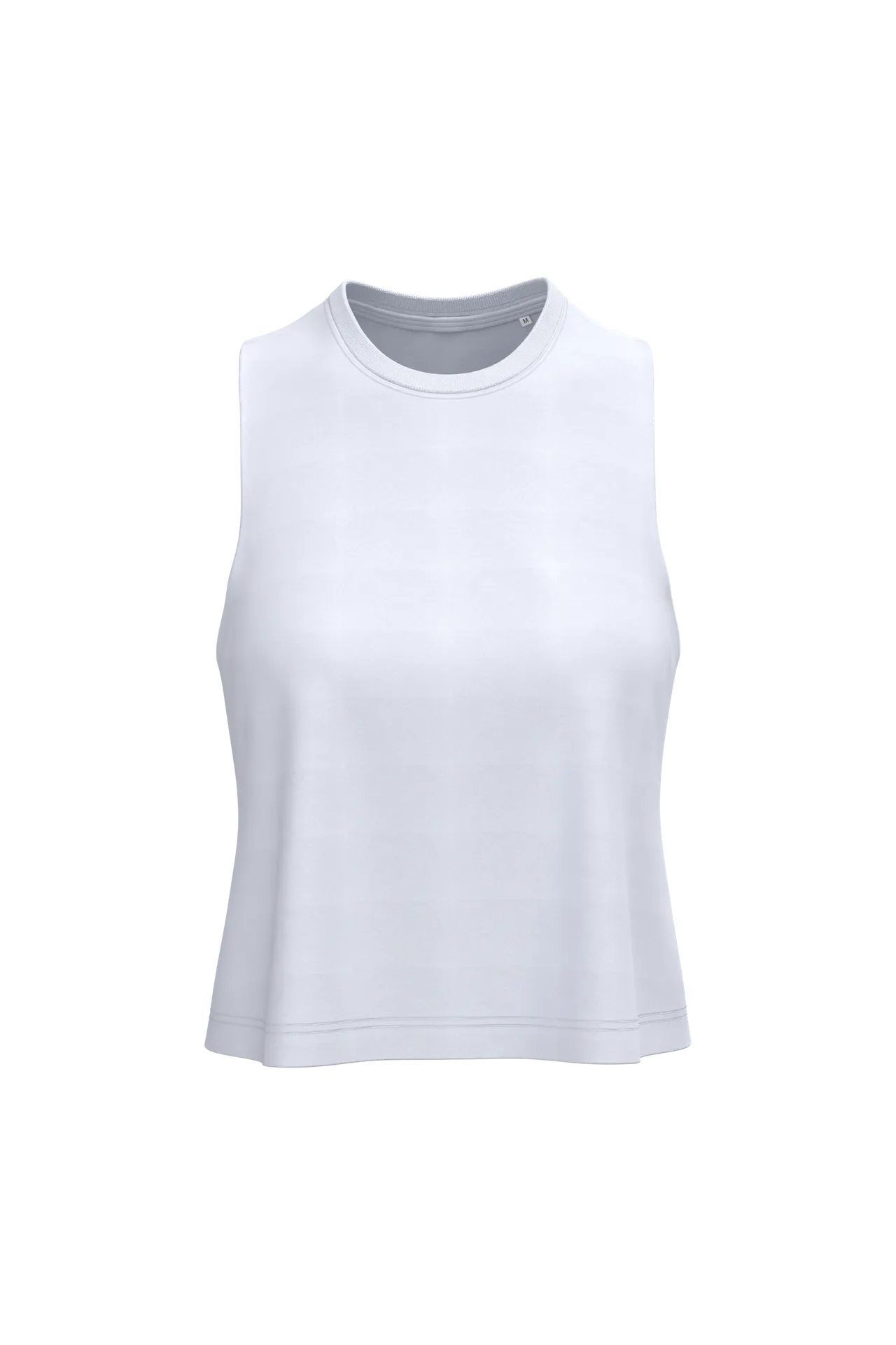 Damen Triblend Crop-Top