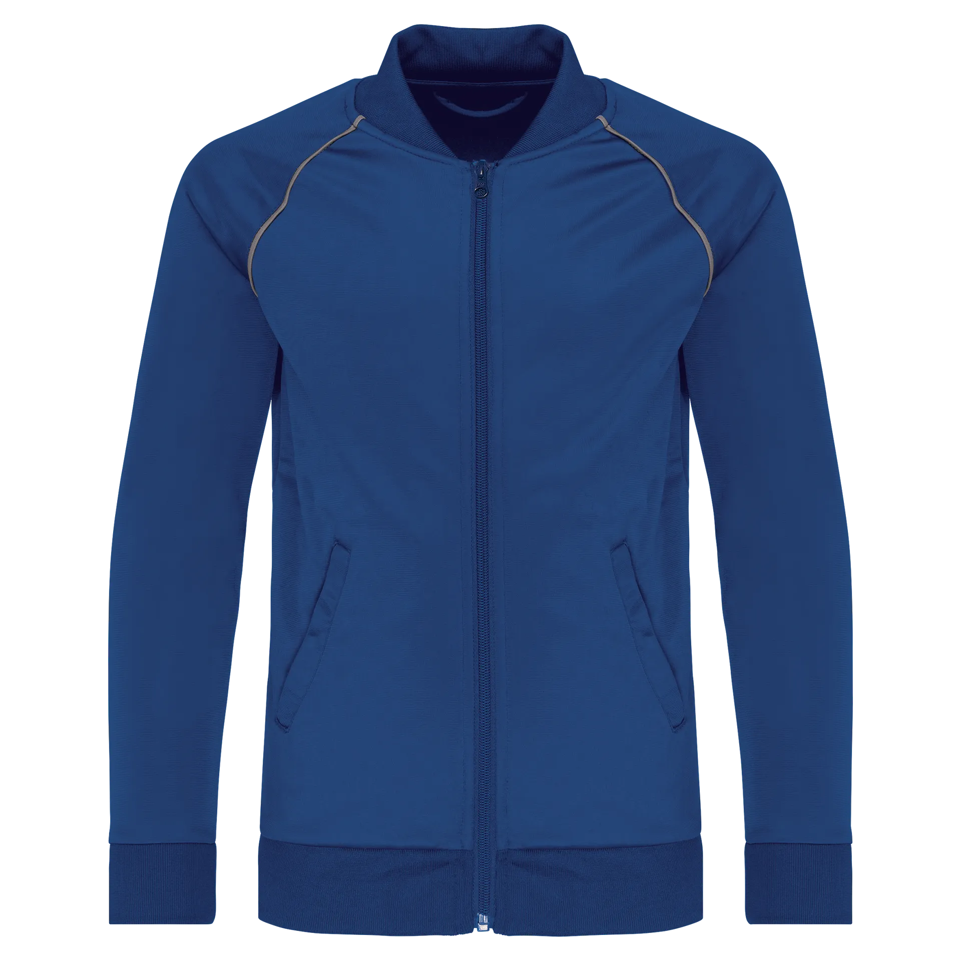 Trainingsjacke mit Reißverschluss und Paspel für Kinder