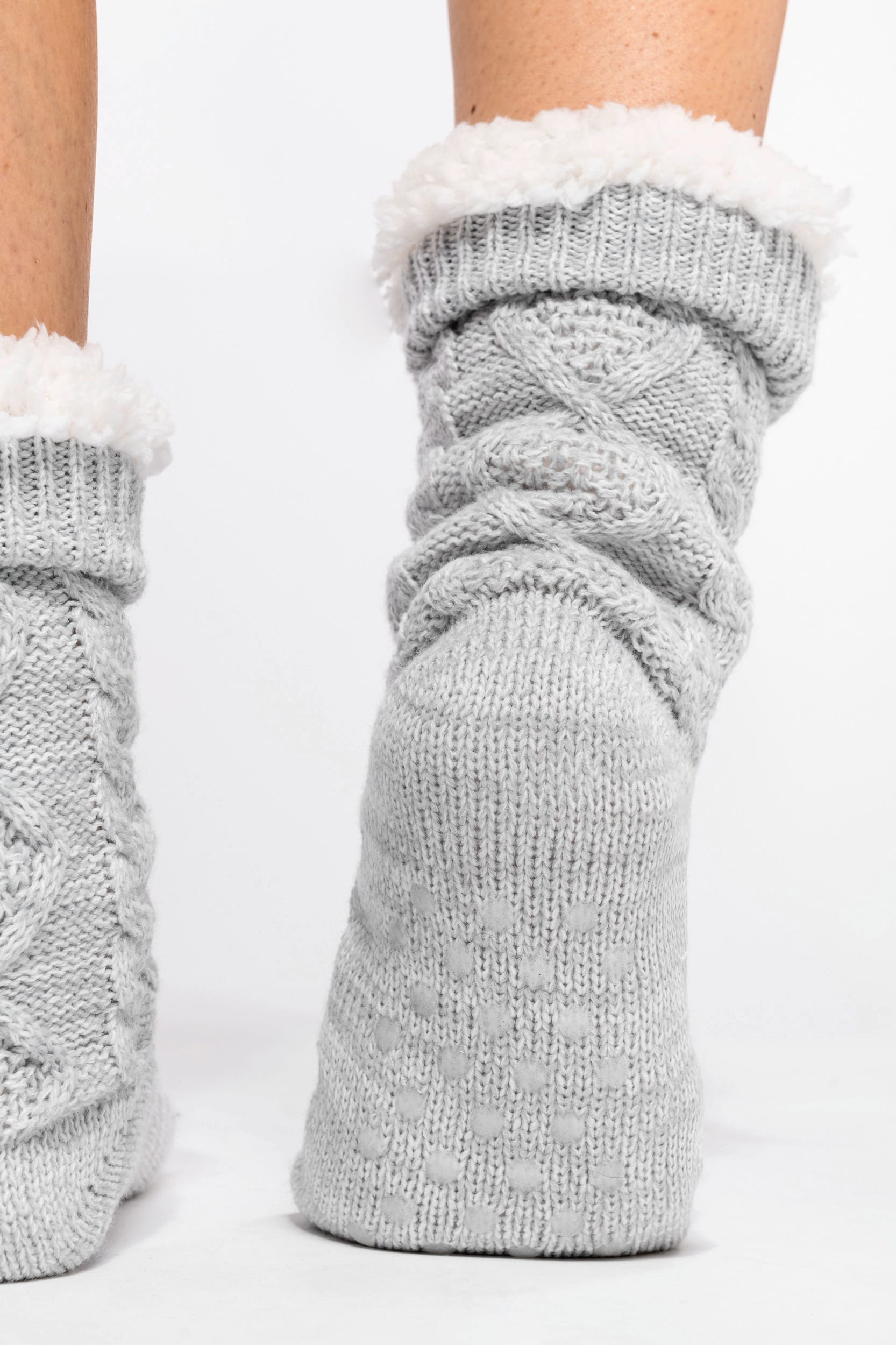 Lounge-Socke mit Sherpafutter