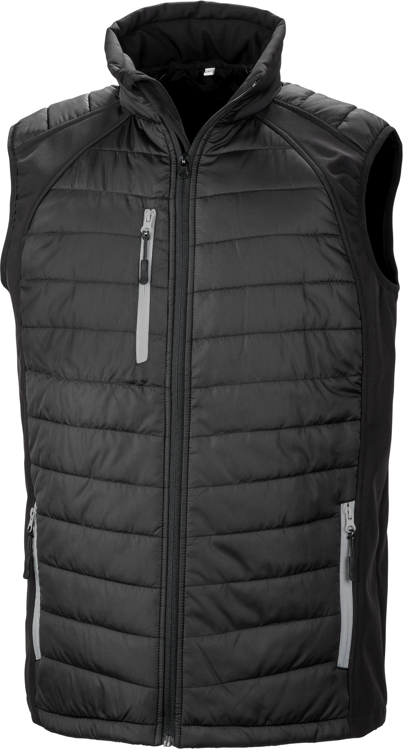 Black compass padded soft shell gilet Black compass padded soft shell gilet