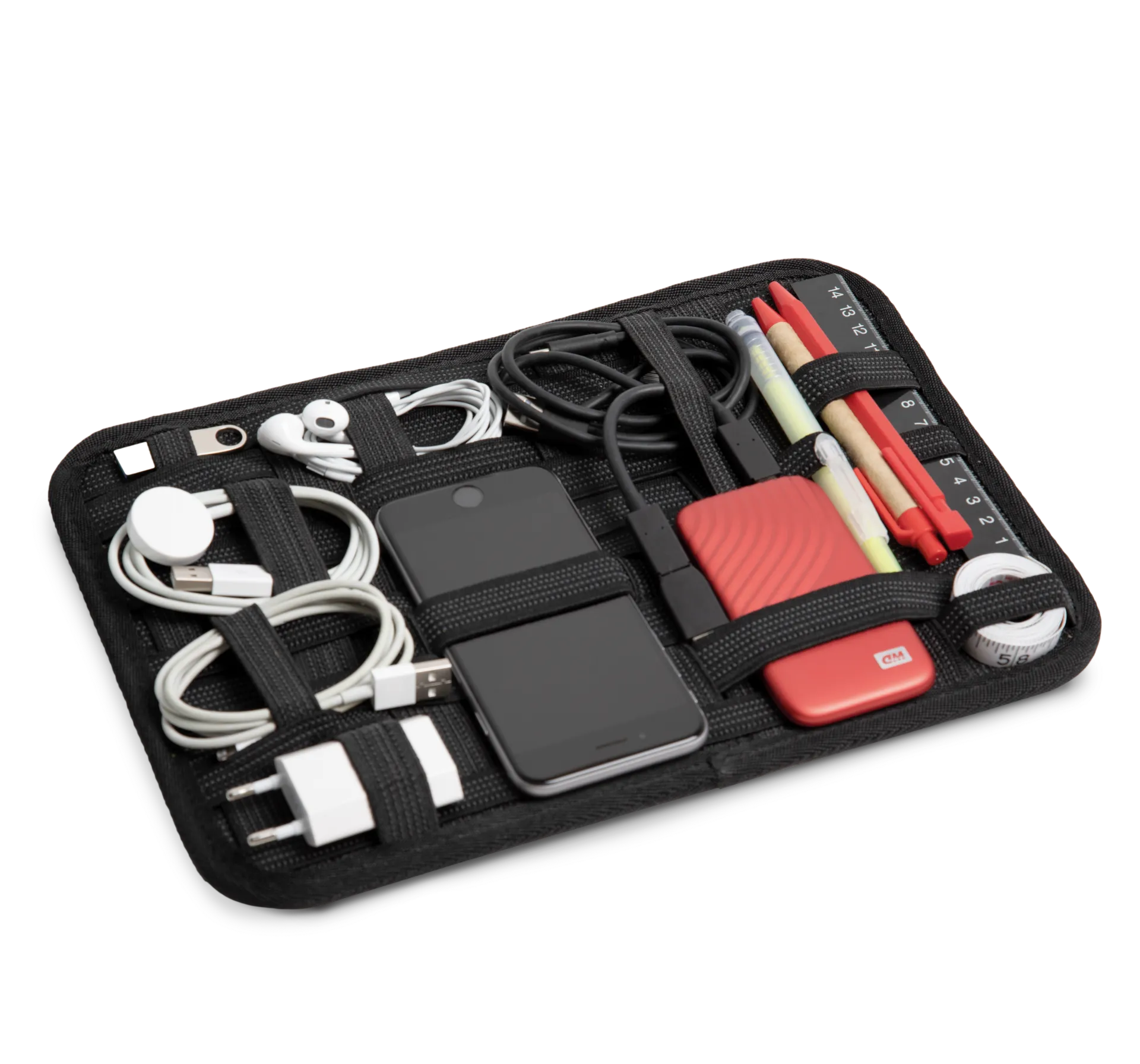 Laptop-Organizer für Kabel und Zubehör