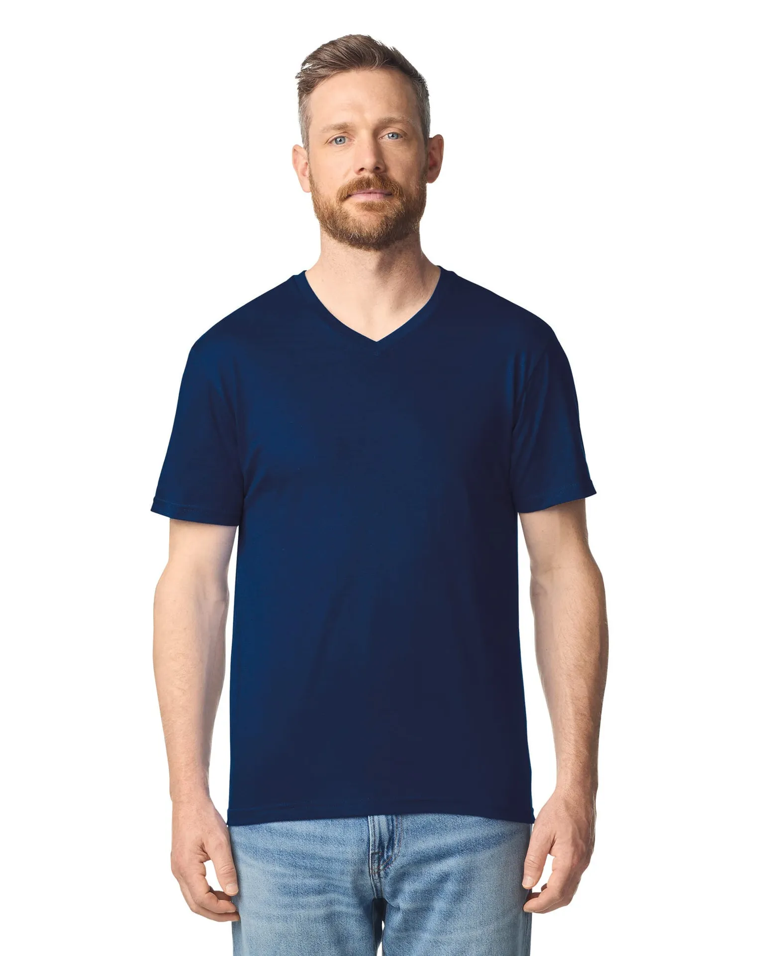 Softstyle Euro Fit Adult V-Neck T-Shirt