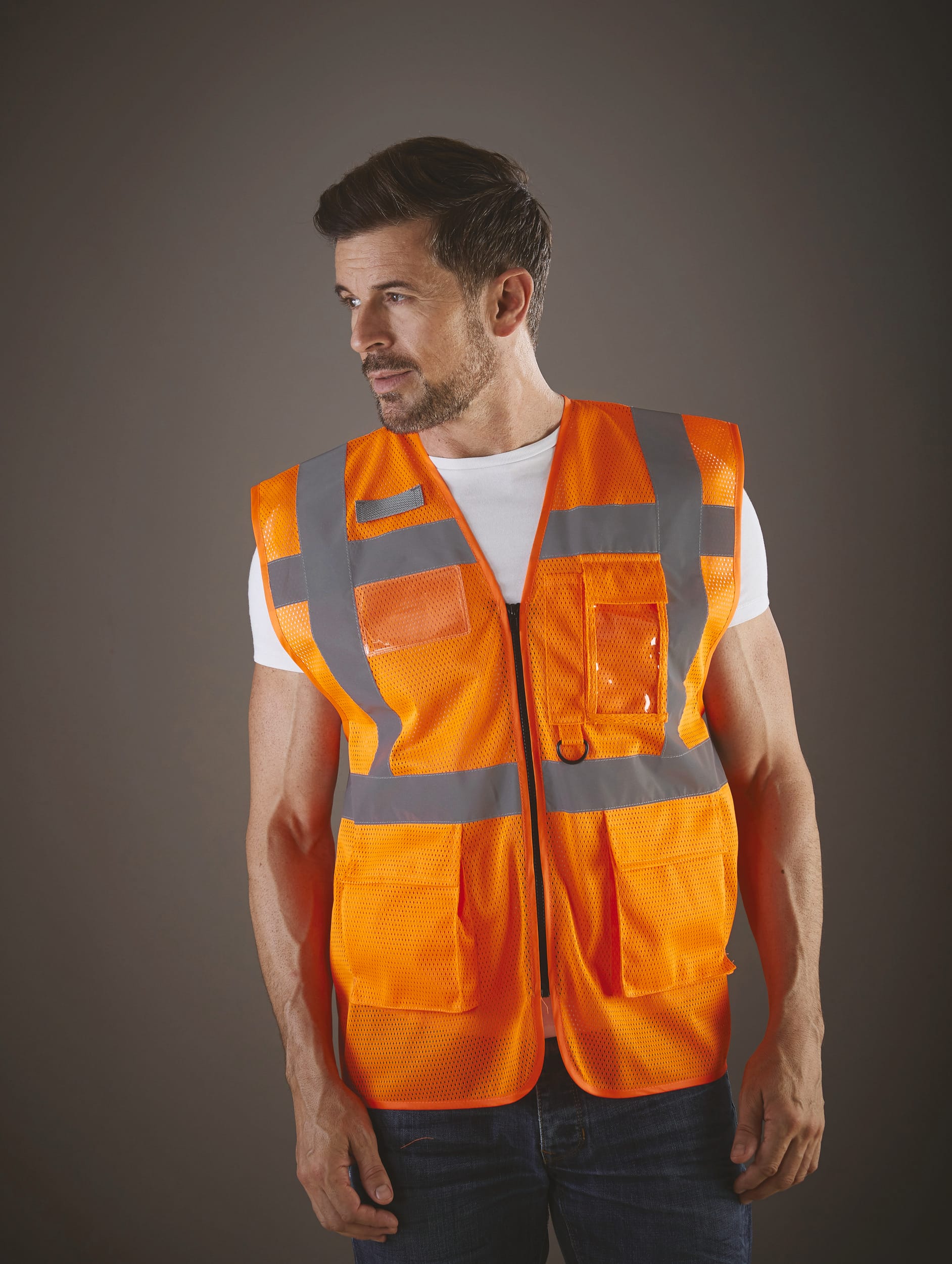 Top Cool - Hi-Vis mesh executive waistcoat