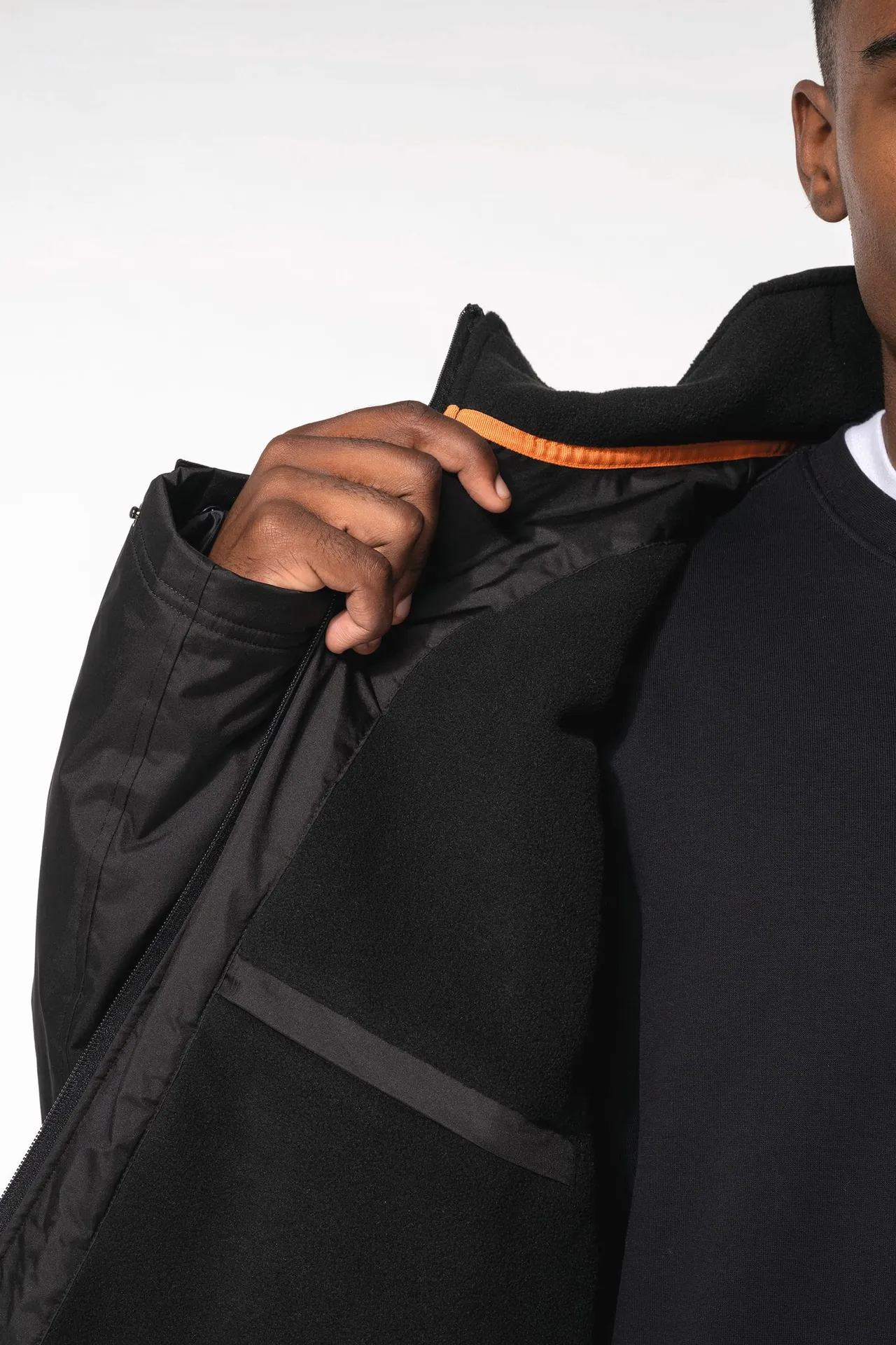 Jacke mit abnehmbaren Ärmeln Mann